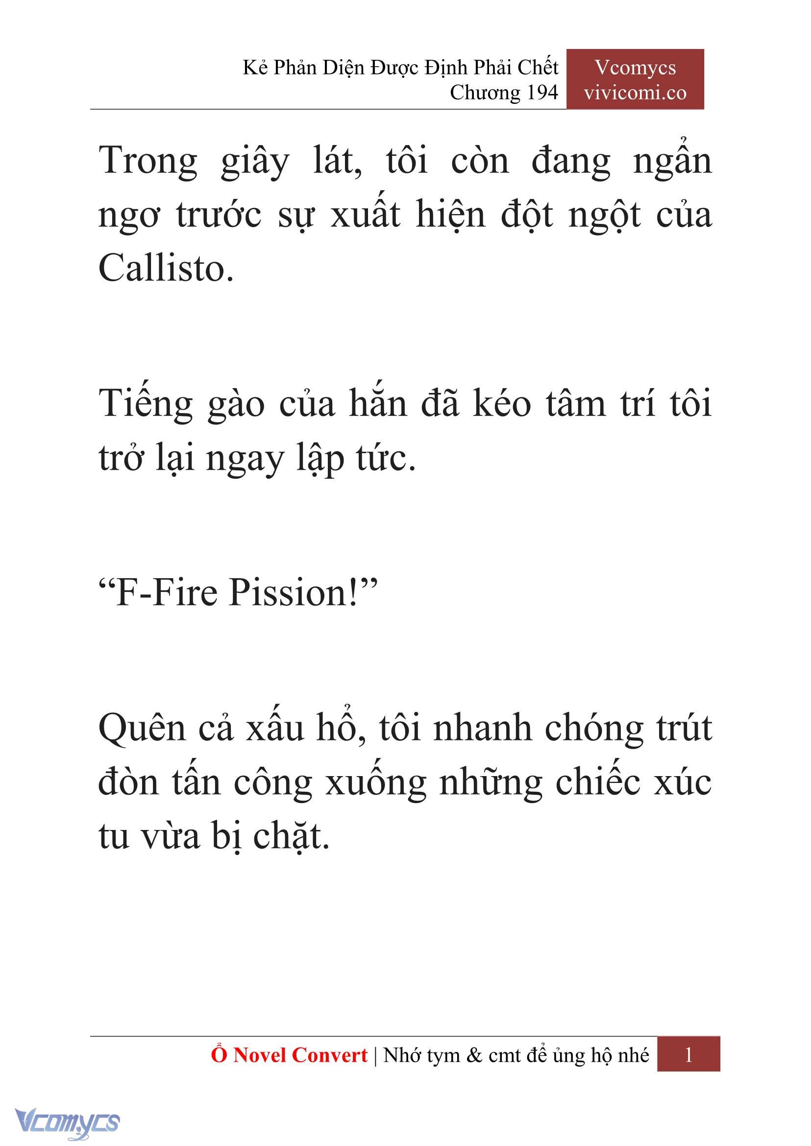 [Novel] Kẻ Phản Diện Được Định Phải Chết Chap 194 - Trang 2