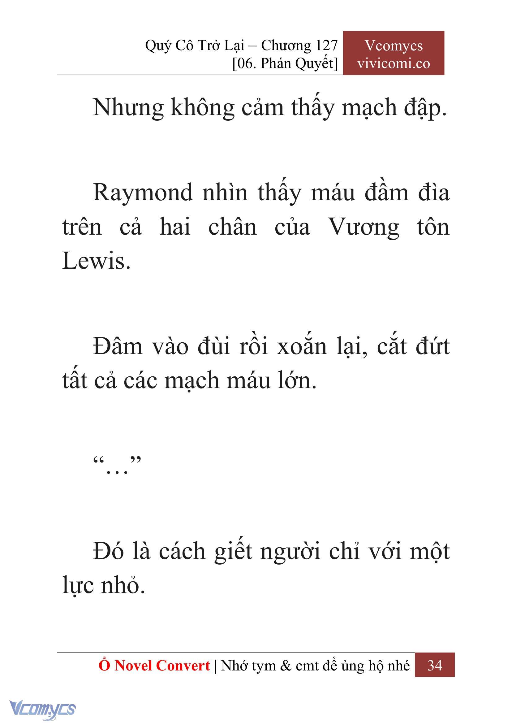 [Novel] Quý Cô Trở Lại Chap 127 - Trang 2