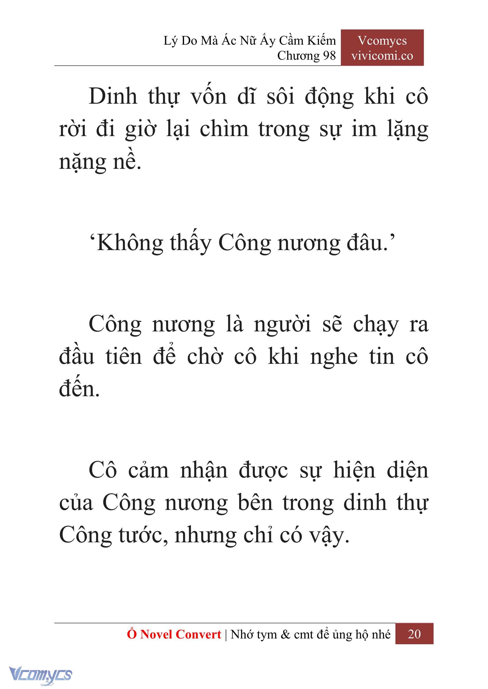 [Novel] Lý Do Mà Ác Nữ Ấy Cầm Kiếm Chap 98 - Next Chap 99