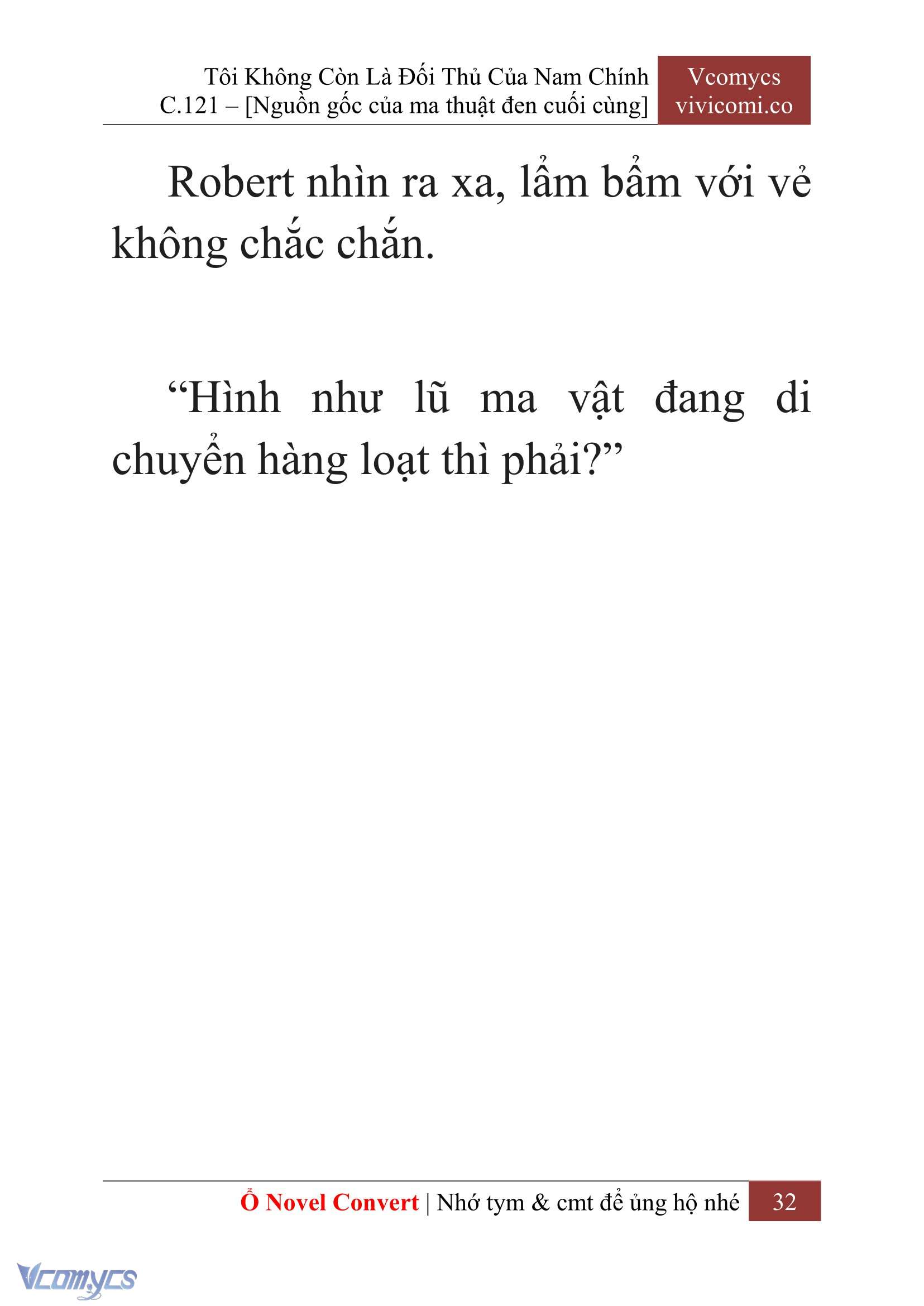 [Novel] Tôi Không Còn Là Đối Thủ Của Nam Chính Chap 121 - Trang 2