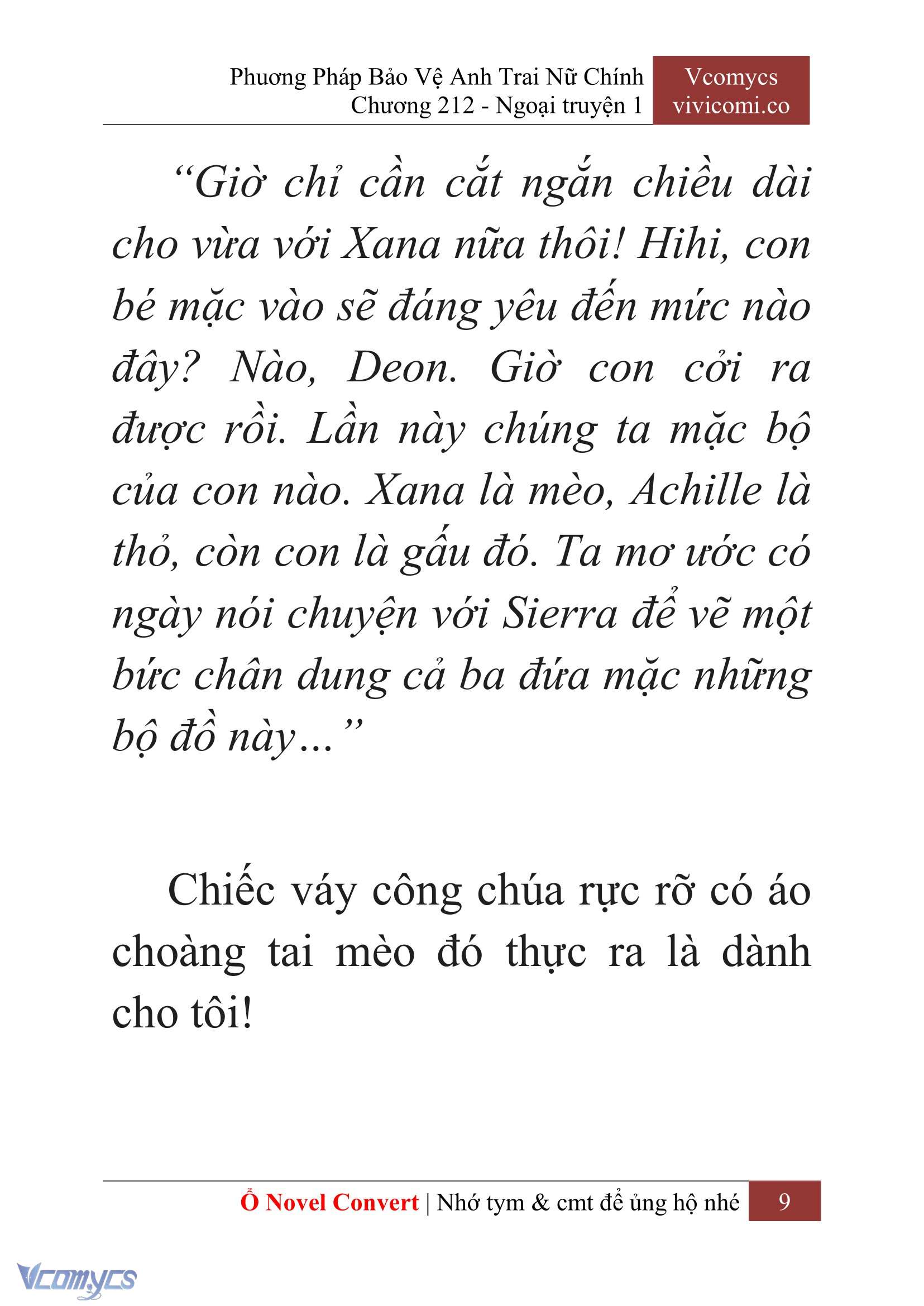 [Novel] Phương Pháp Bảo Vệ Anh Trai Nữ Chính Chap 212 - Trang 2