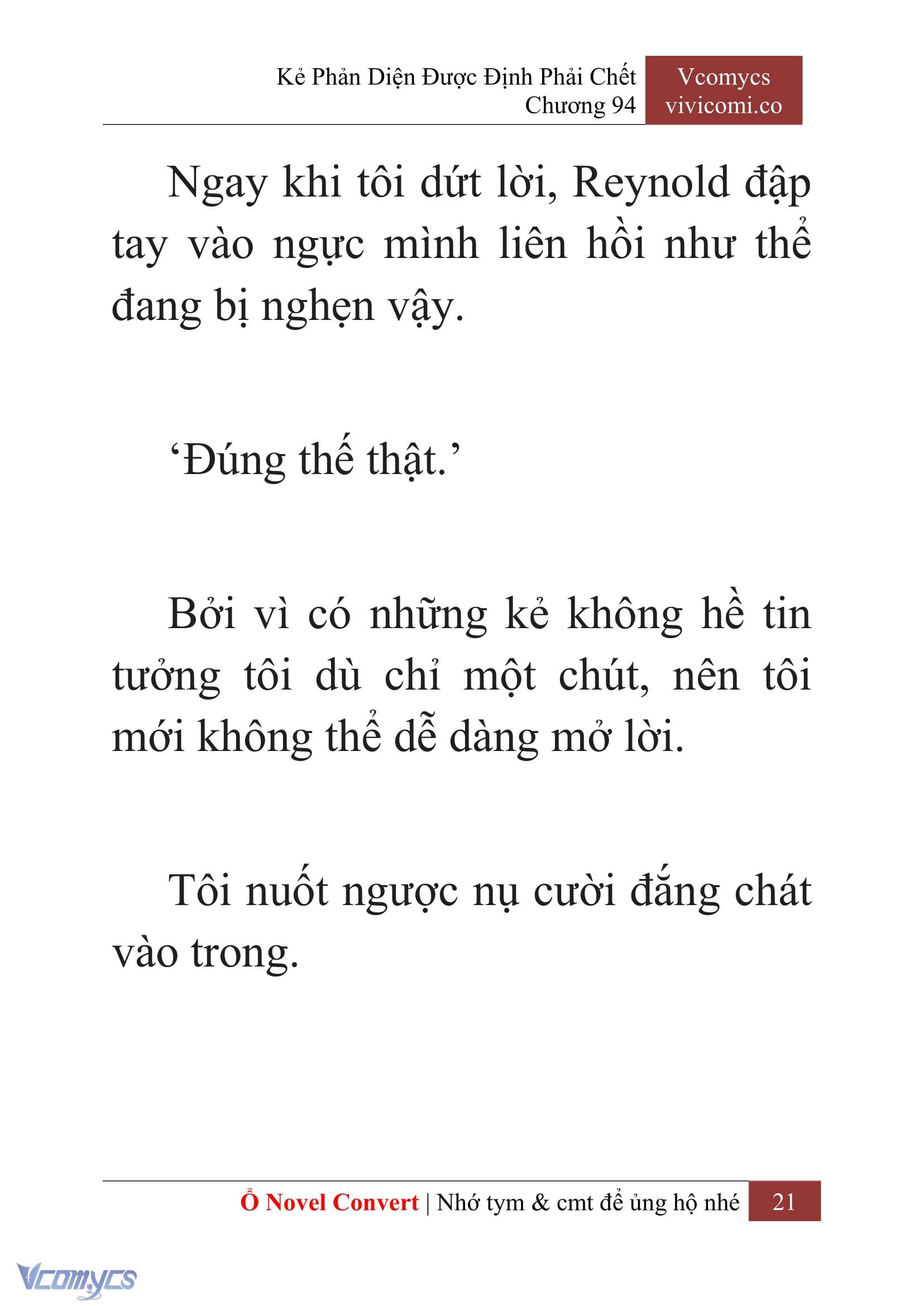 [Novel] Kẻ Phản Diện Được Định Phải Chết Chap 94 - Trang 2
