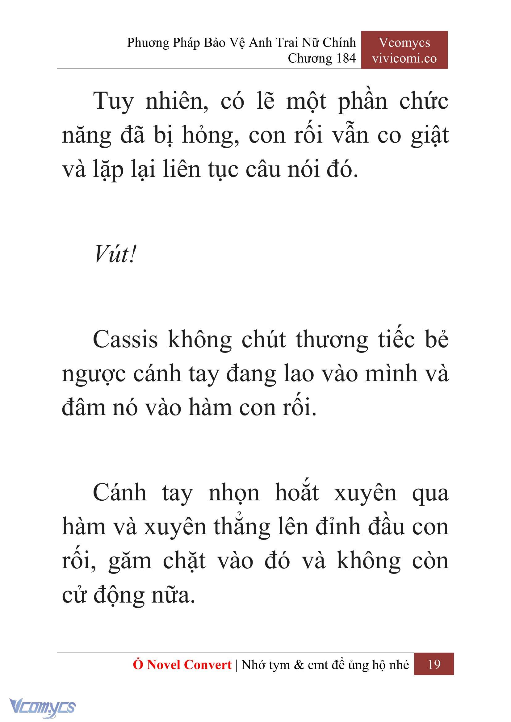 [Novel] Phương Pháp Bảo Vệ Anh Trai Nữ Chính Chap 184 - Trang 2