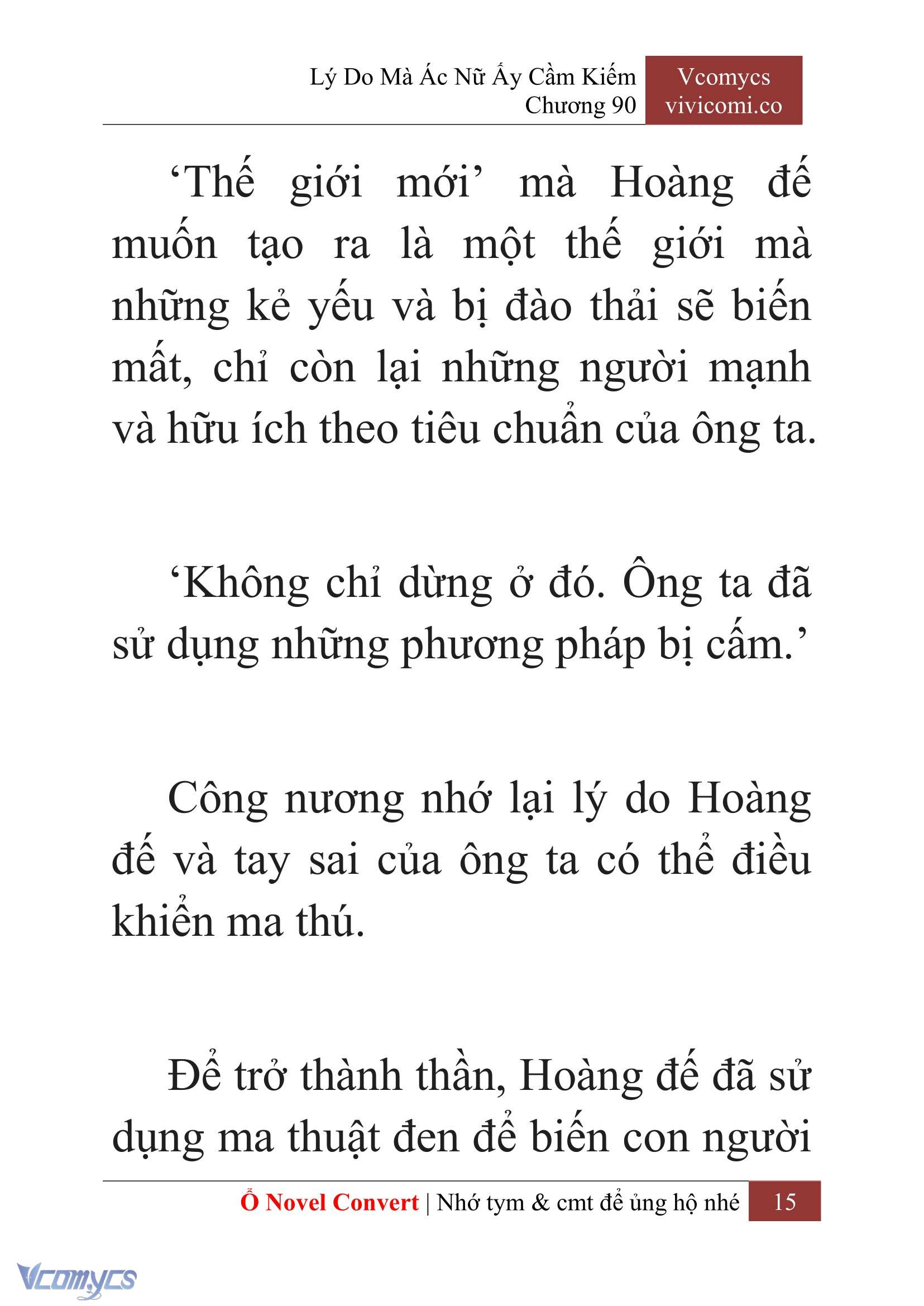 [Novel] Lý Do Mà Ác Nữ Ấy Cầm Kiếm Chap 90 - Next Chap 91