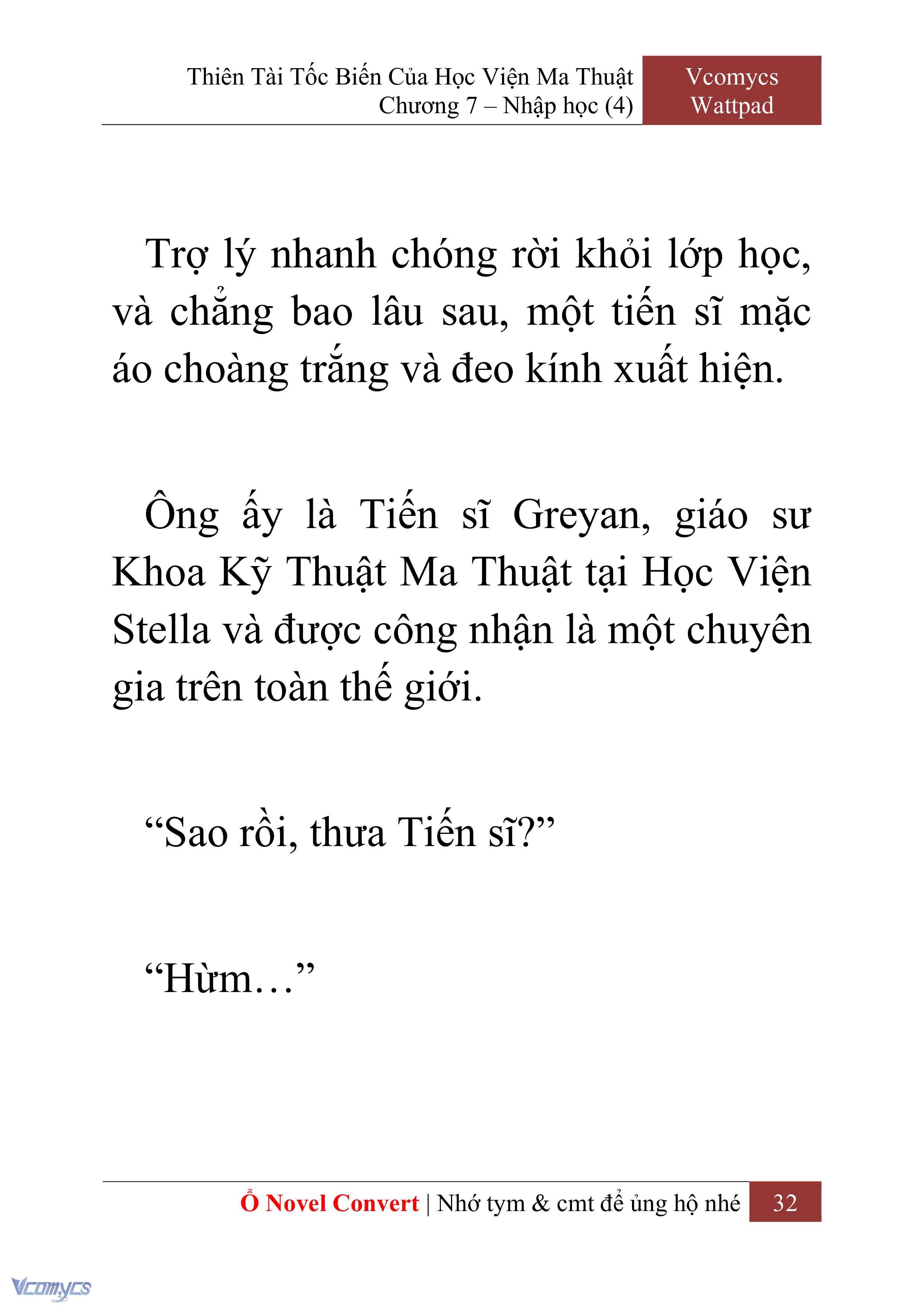 [Novel] Thiên Tài Tốc Biến Của Học Viện Ma Thuật Chap 7 - Trang 2