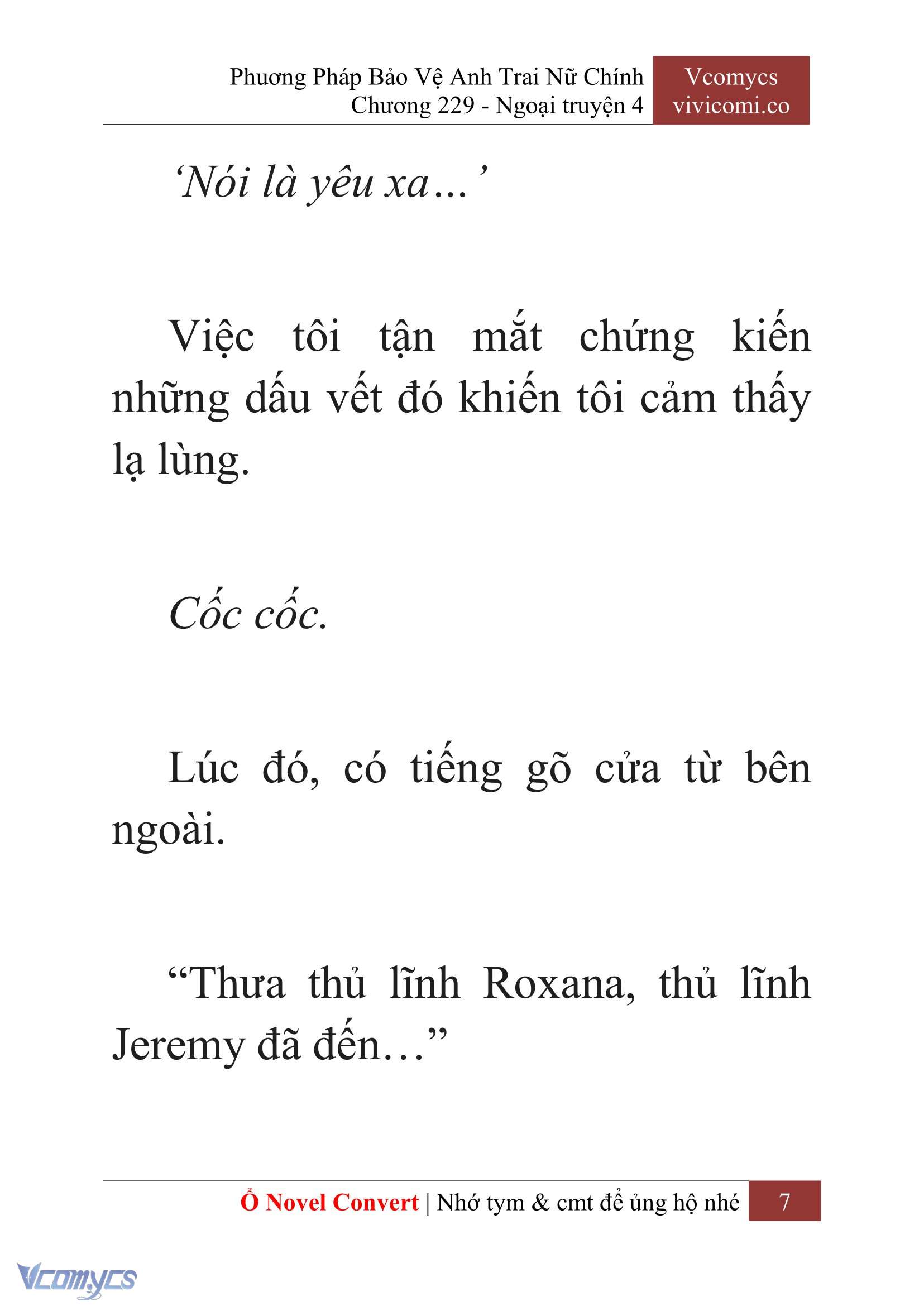[Novel] Phương Pháp Bảo Vệ Anh Trai Nữ Chính Chap 229 - Trang 2