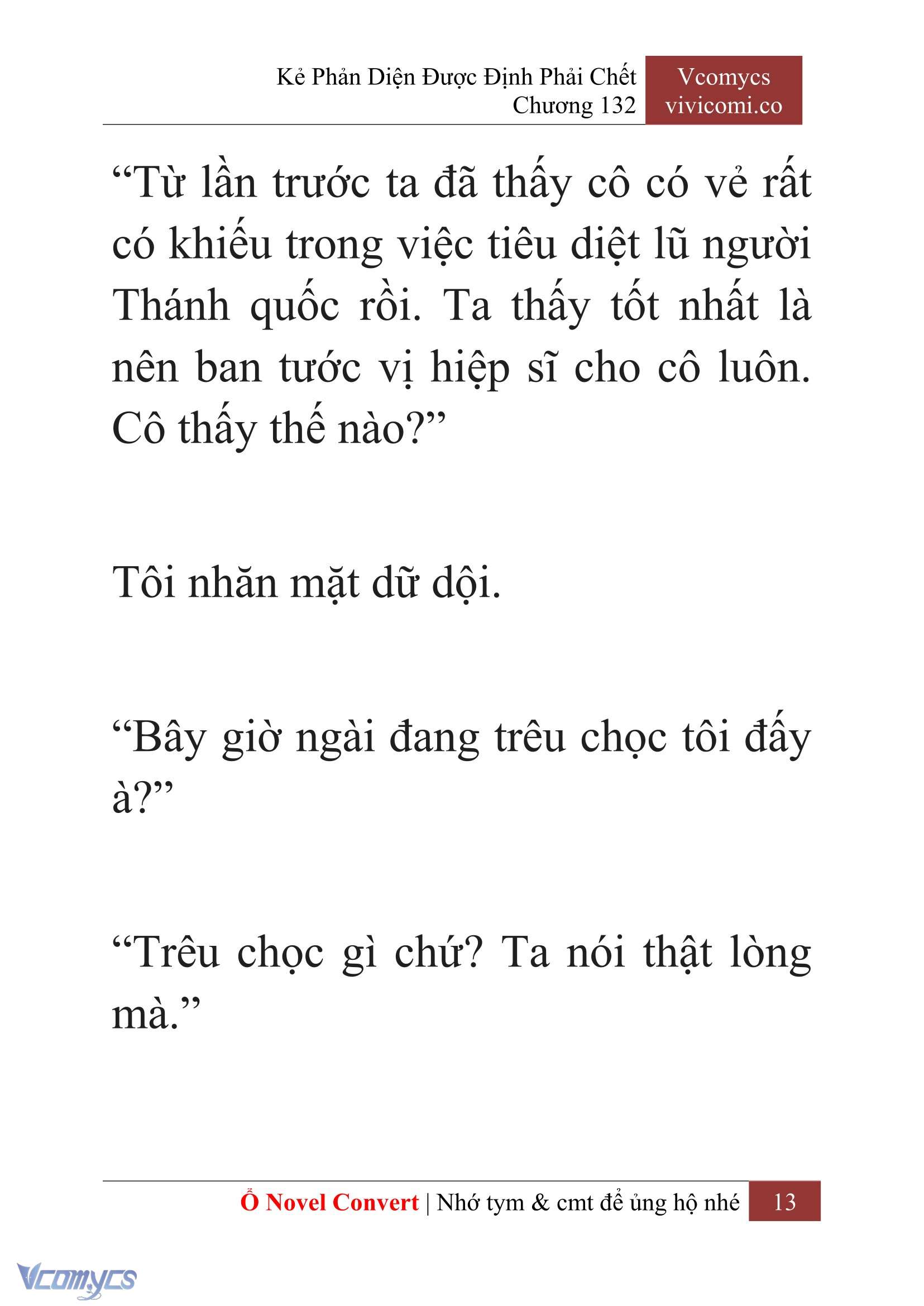 [Novel] Kẻ Phản Diện Được Định Phải Chết Chap 132 - Trang 2