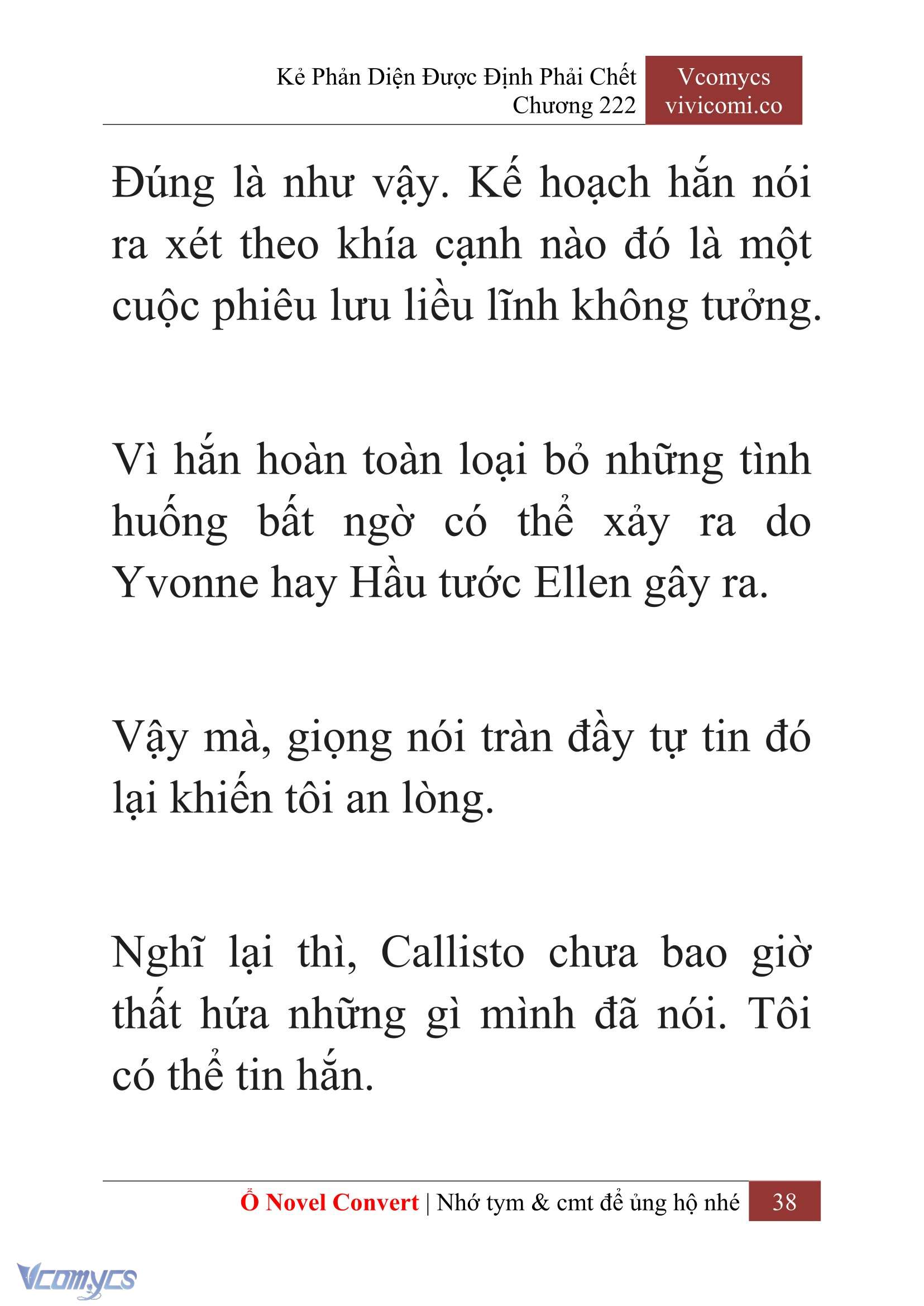 [Novel] Kẻ Phản Diện Được Định Phải Chết Chap 222 - Trang 2