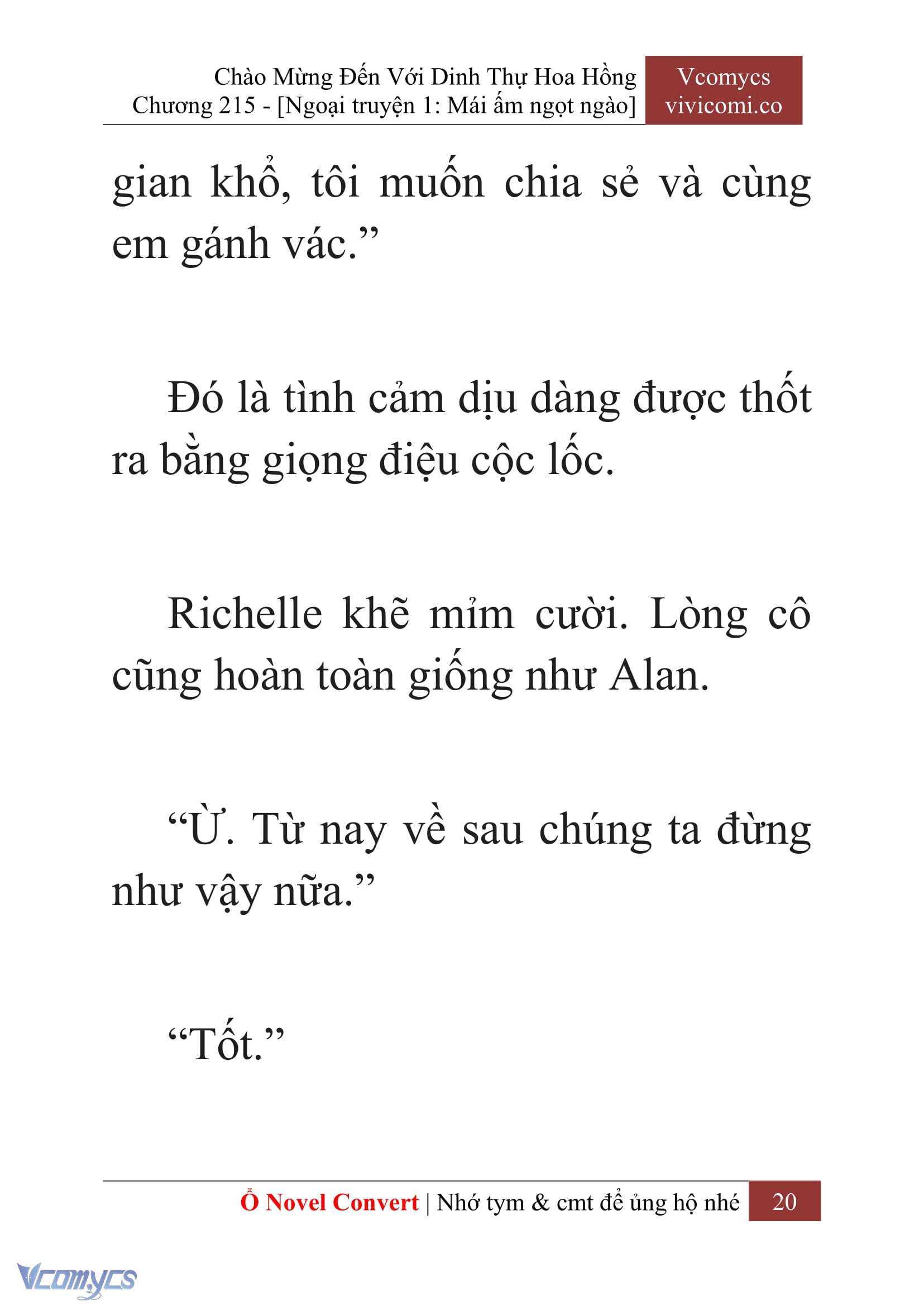 [Novel] Chào Mừng Đến Với Dinh Thự Hoa Hồng Chap 215 - Trang 2