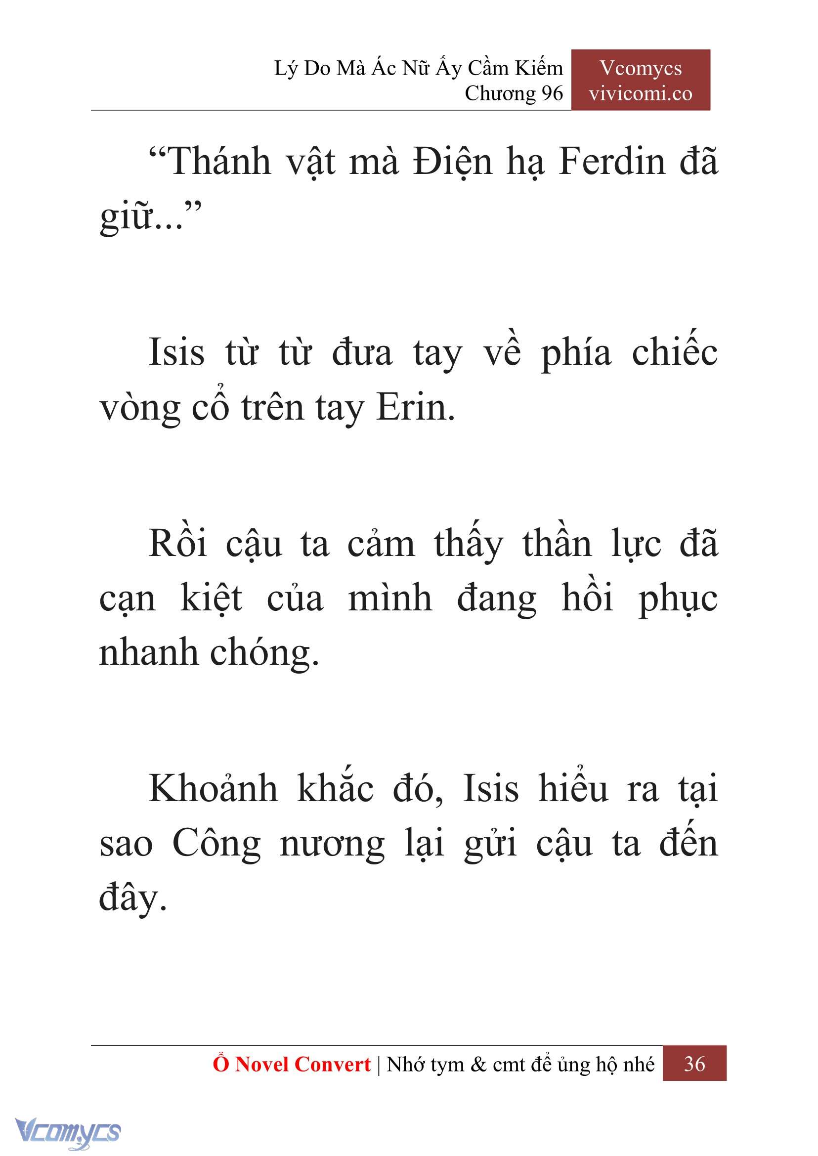 [Novel] Lý Do Mà Ác Nữ Ấy Cầm Kiếm Chap 96 - Next Chap 97