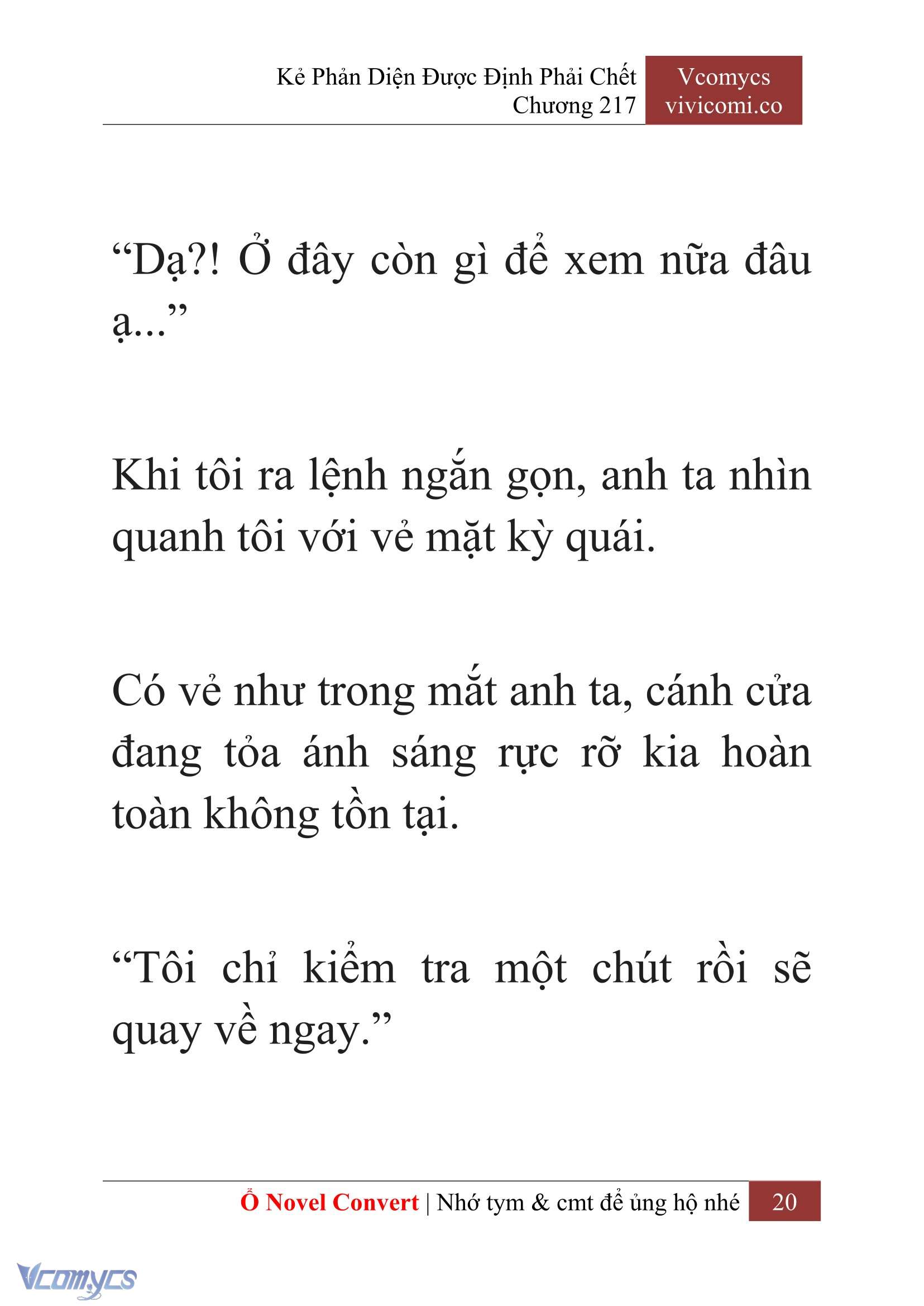 [Novel] Kẻ Phản Diện Được Định Phải Chết Chap 217 - Next Chap 218
