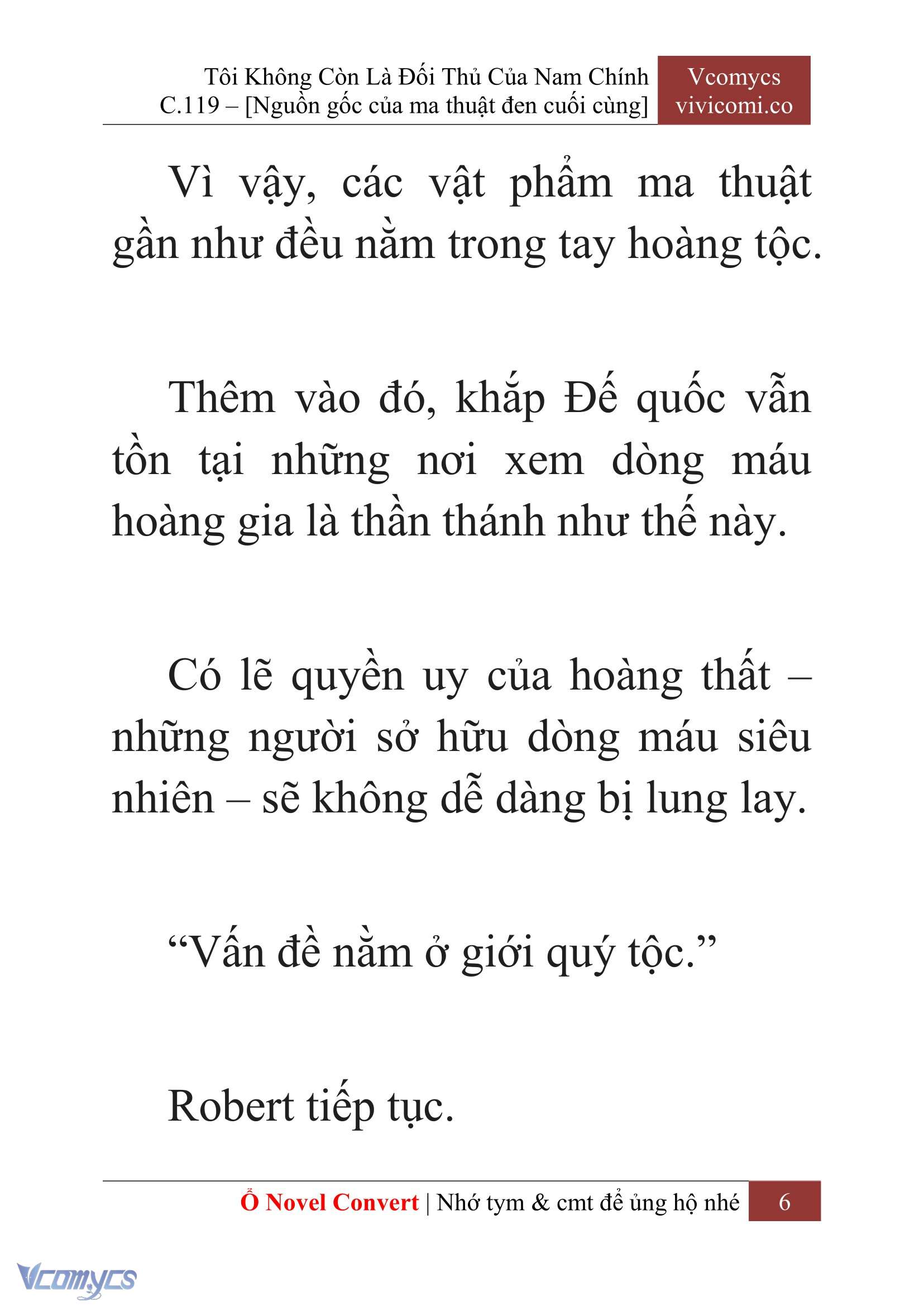 [Novel] Tôi Không Còn Là Đối Thủ Của Nam Chính Chap 119 - Trang 2