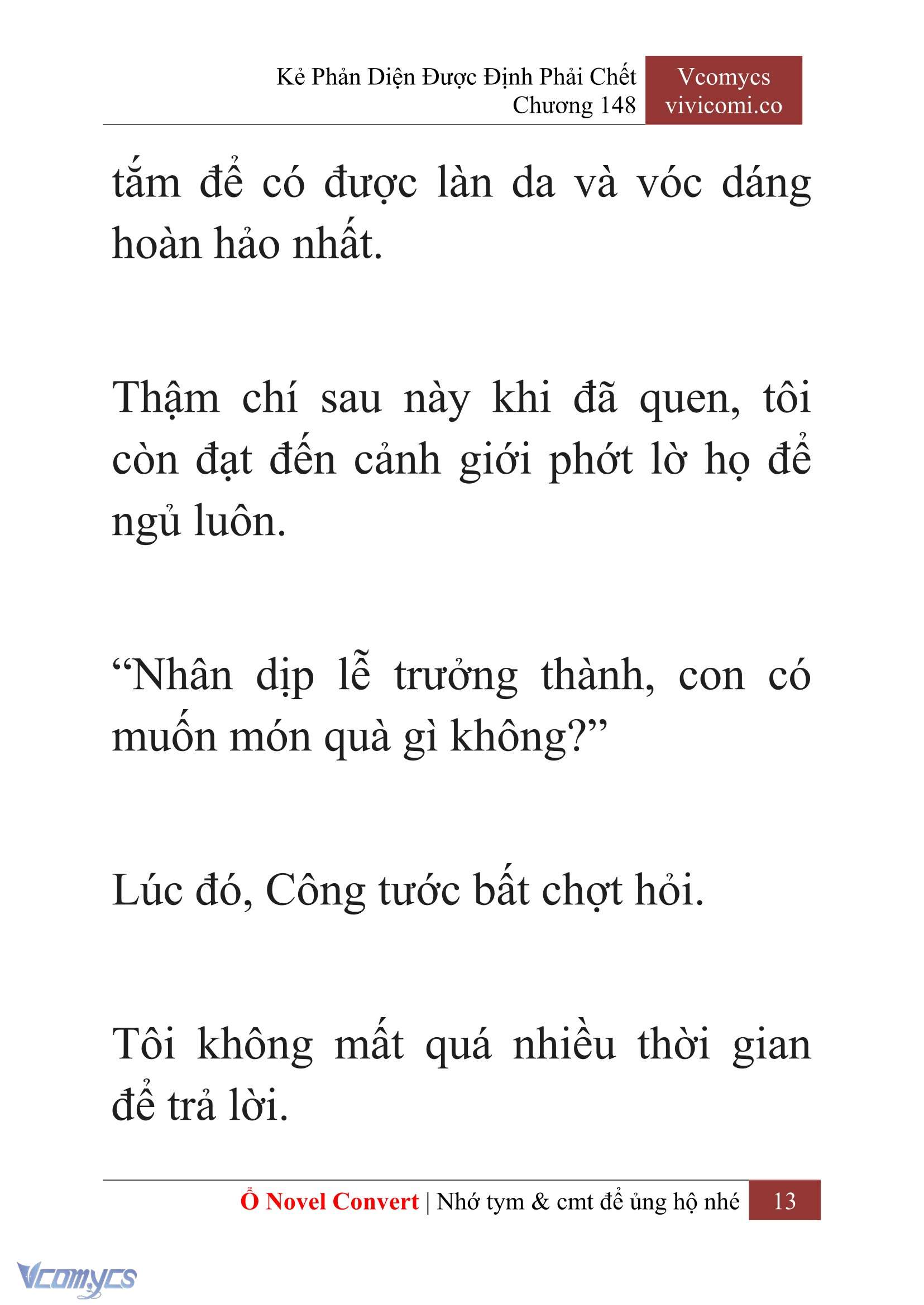 [Novel] Kẻ Phản Diện Được Định Phải Chết Chap 148 - Trang 2