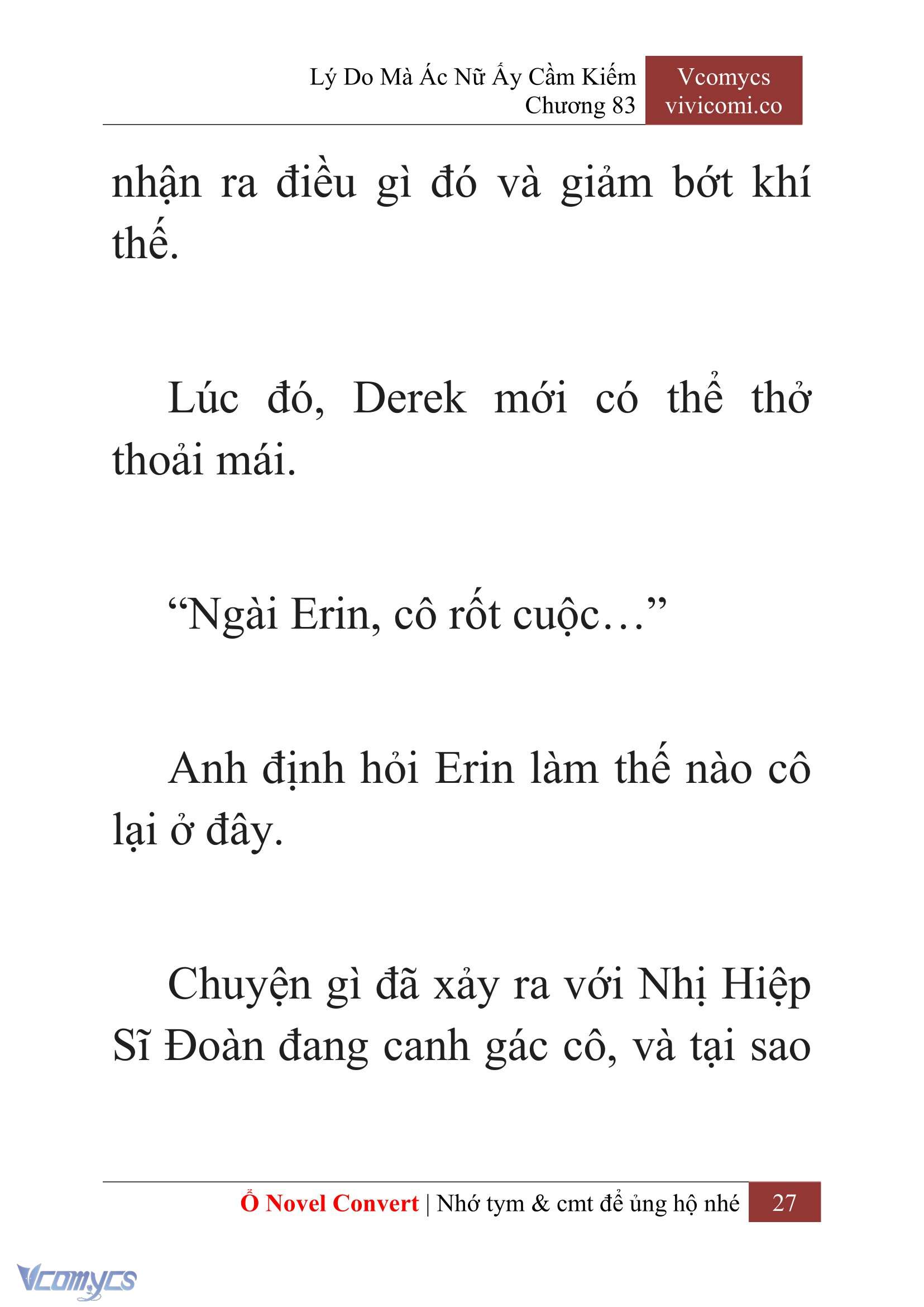 [Novel] Lý Do Mà Ác Nữ Ấy Cầm Kiếm Chap 83 - Next Chap 84