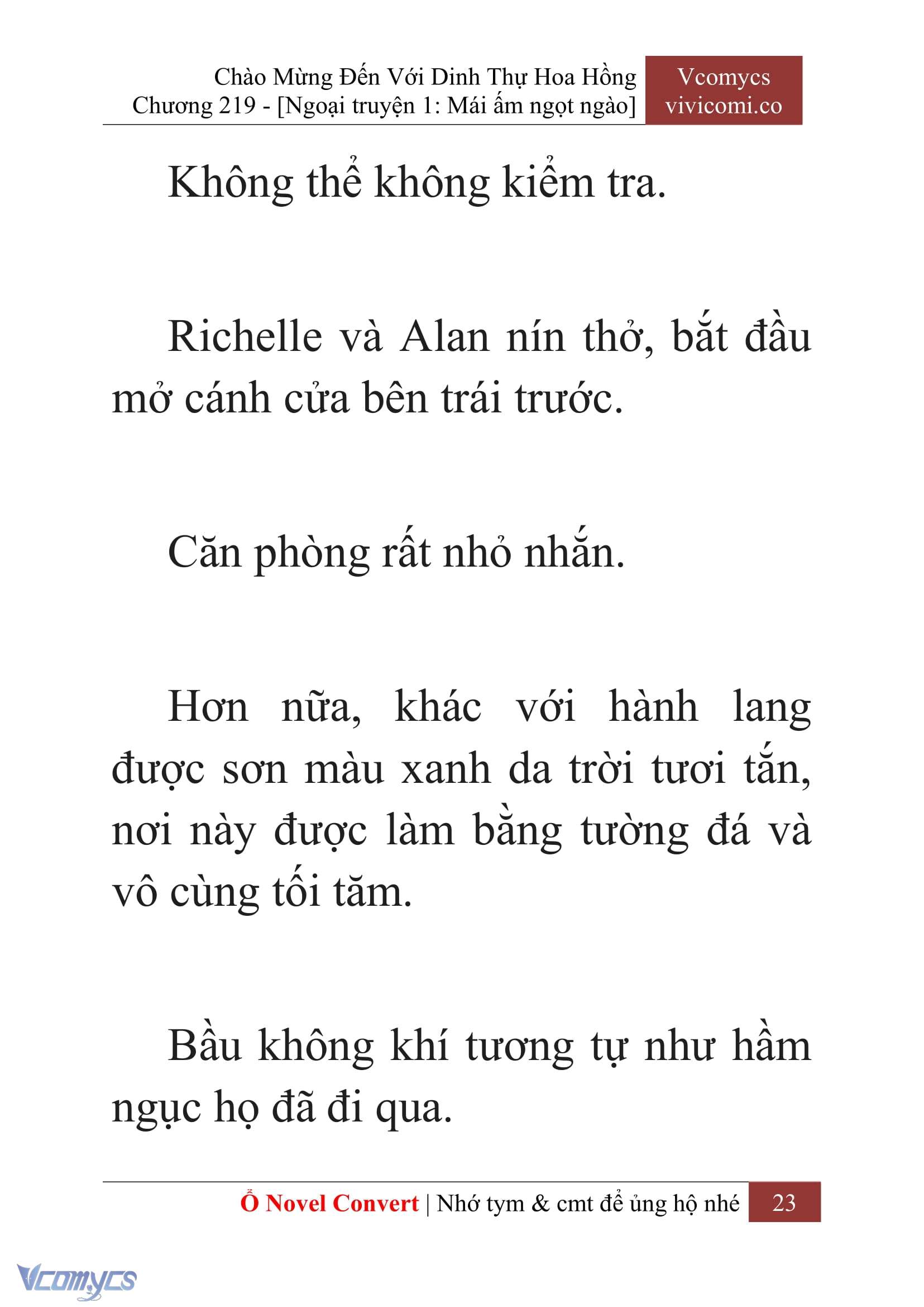 [Novel] Chào Mừng Đến Với Dinh Thự Hoa Hồng Chap 219 - Trang 2