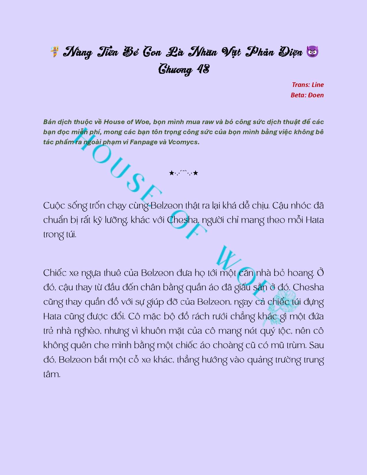 [NOVEL] NÀNG TIÊN BÉ CON LÀ NHÂN VẬT PHẢN DIỆN Chap 48 - Trang 2