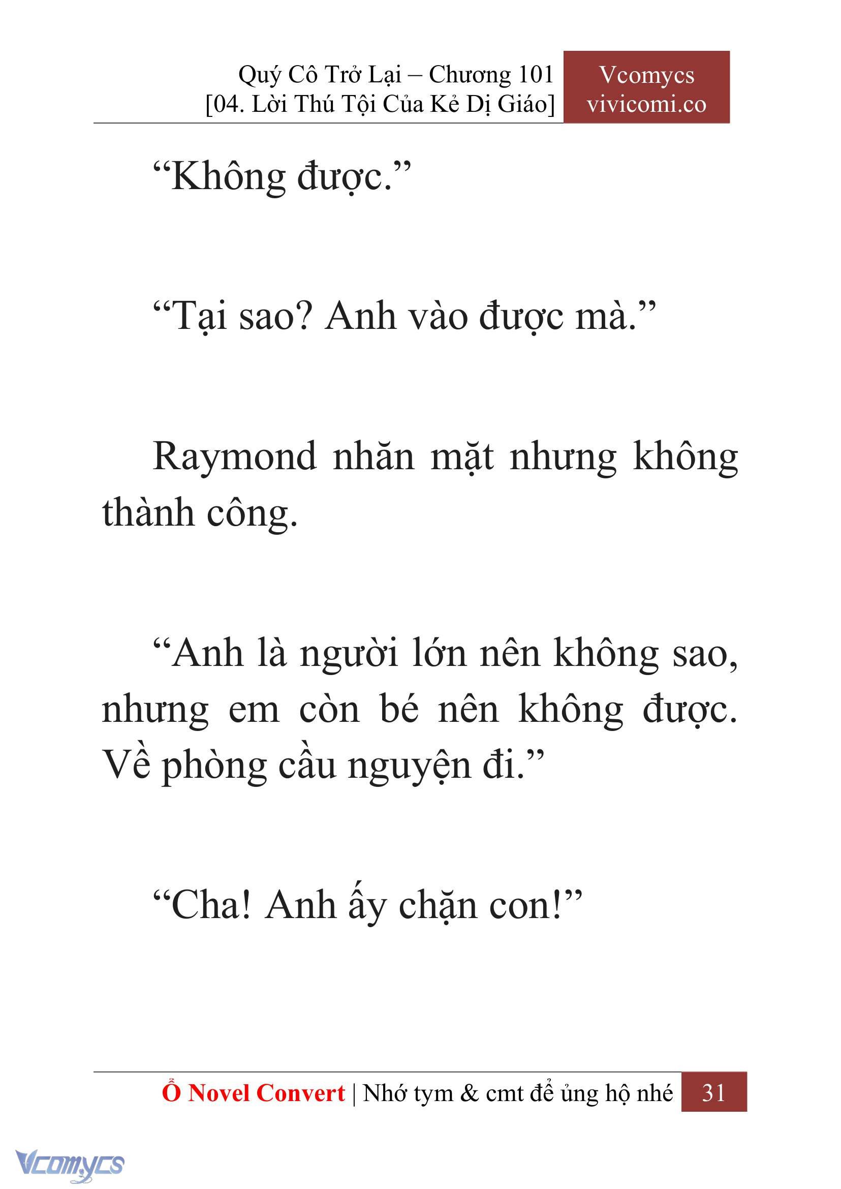 [Novel] Quý Cô Trở Lại Chap 101 - Trang 2