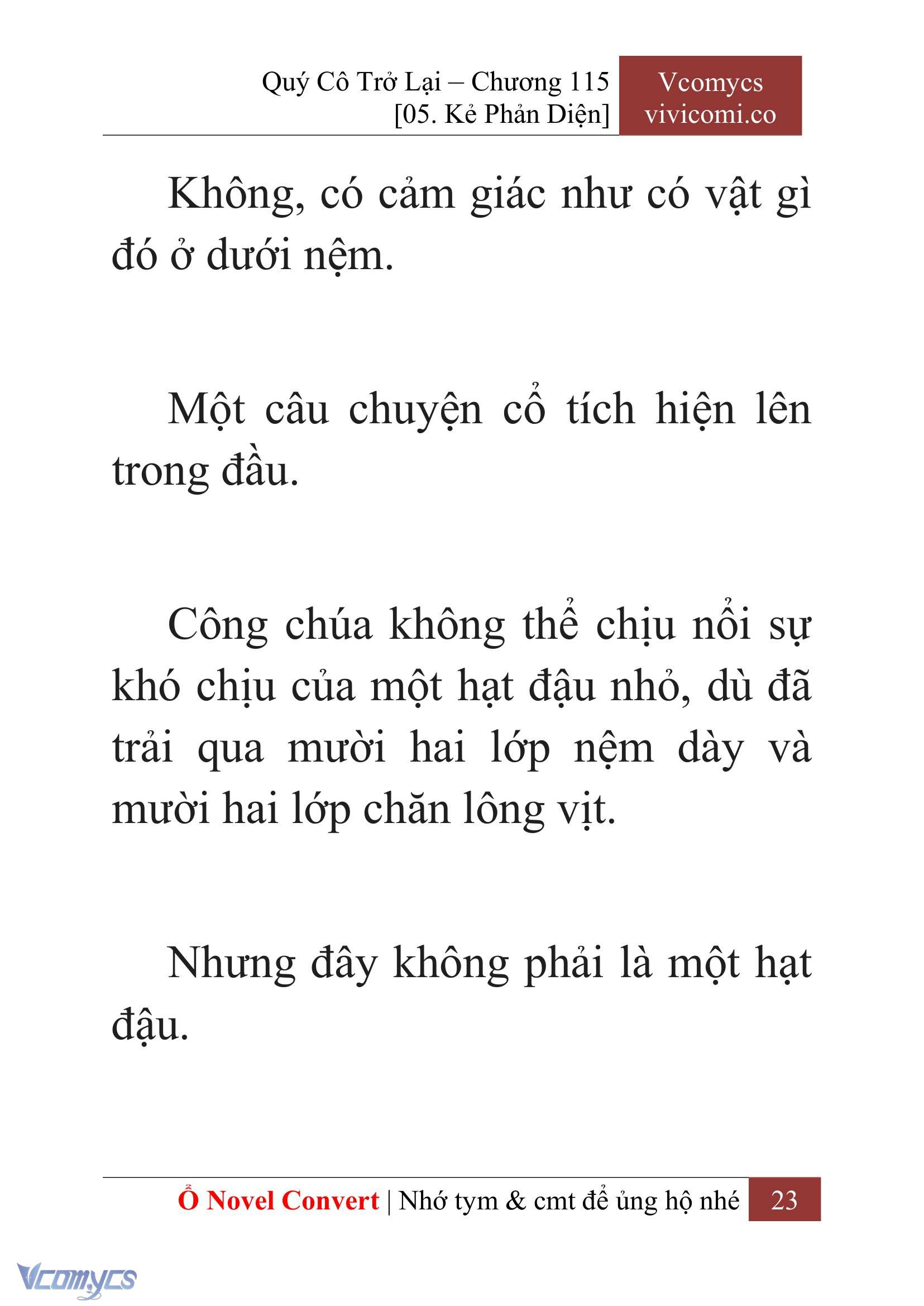 [Novel] Quý Cô Trở Lại Chap 115 - Trang 2