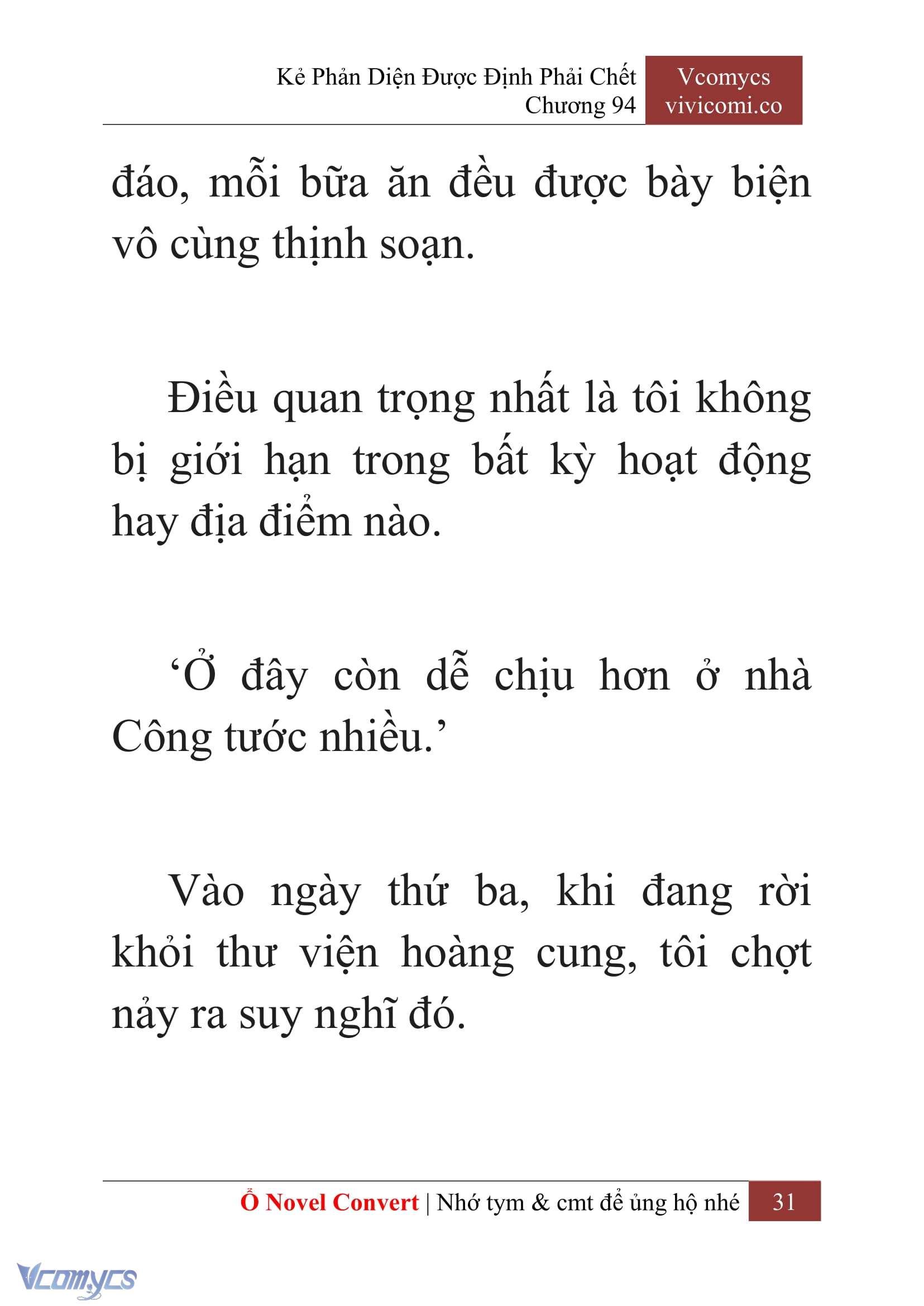 [Novel] Kẻ Phản Diện Được Định Phải Chết Chap 94 - Trang 2