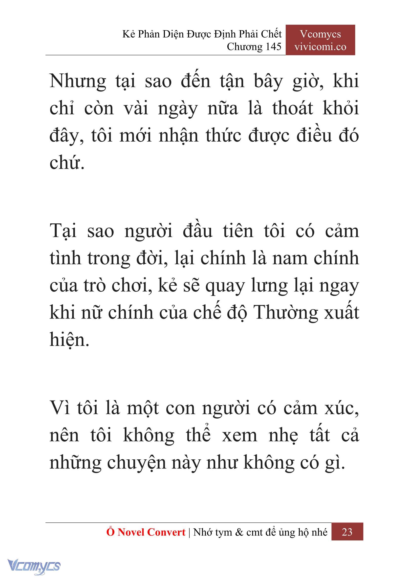 [Novel] Kẻ Phản Diện Được Định Phải Chết Chap 145 - Trang 2