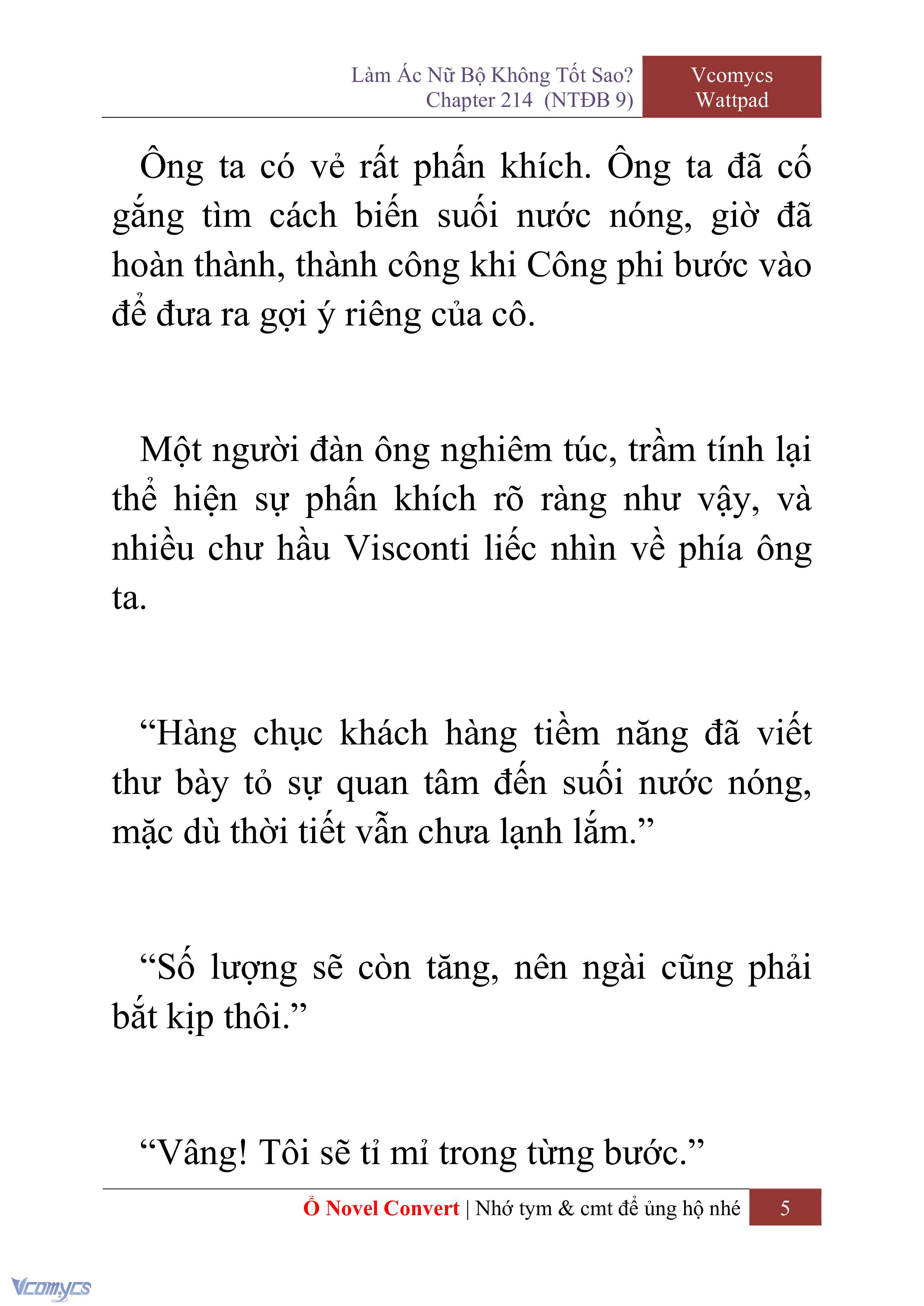 [Novel] Làm Ác Nữ Bộ Không Tốt Sao? Chap 214 - Trang 2