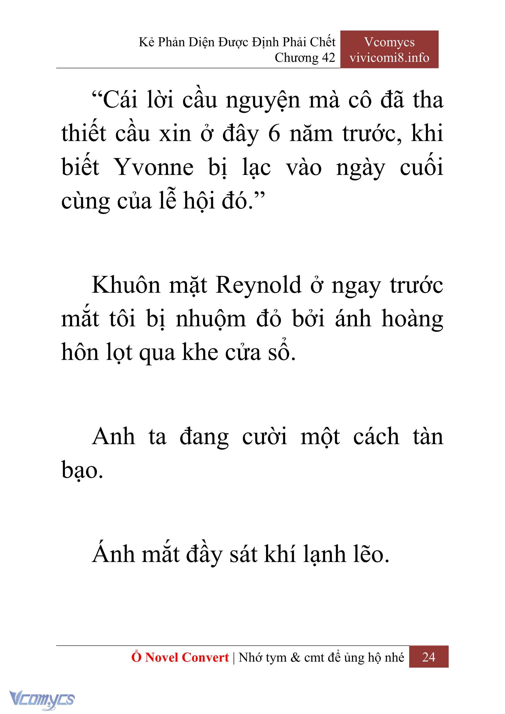 [Novel] Kẻ Phản Diện Được Định Phải Chết Chap 42 - Next Chap 43