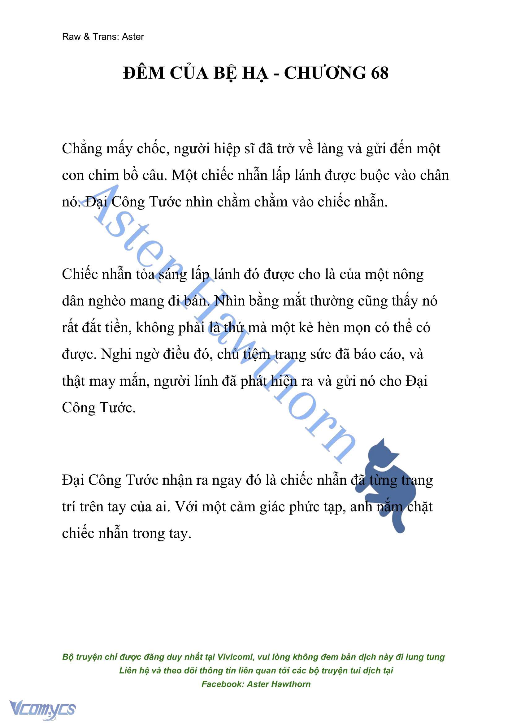 [NOVEL] Đêm Của Bệ Hạ Chap 68 - Next Chap 69