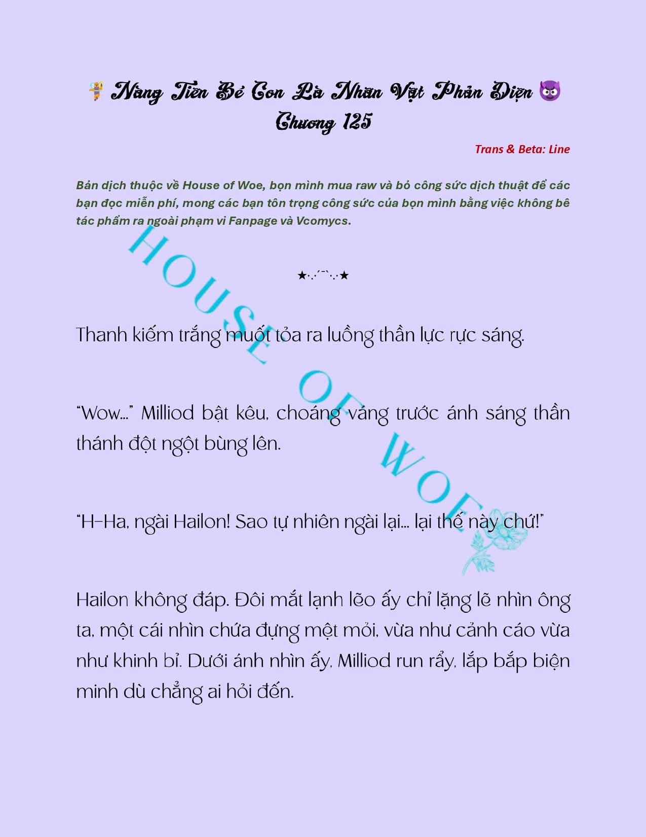 [NOVEL] NÀNG TIÊN BÉ CON LÀ NHÂN VẬT PHẢN DIỆN Chap 125 - Trang 2