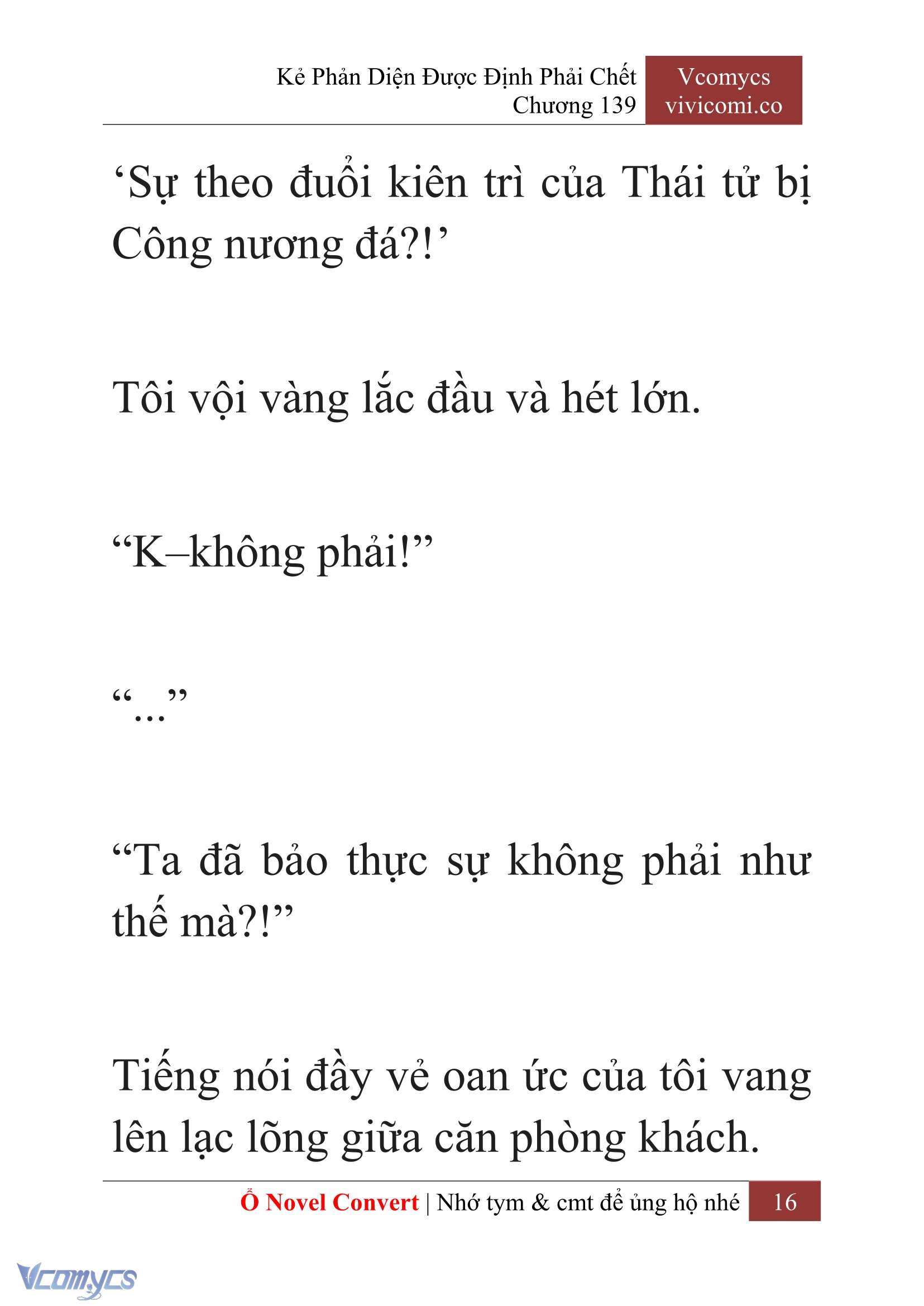 [Novel] Kẻ Phản Diện Được Định Phải Chết Chap 139 - Trang 2