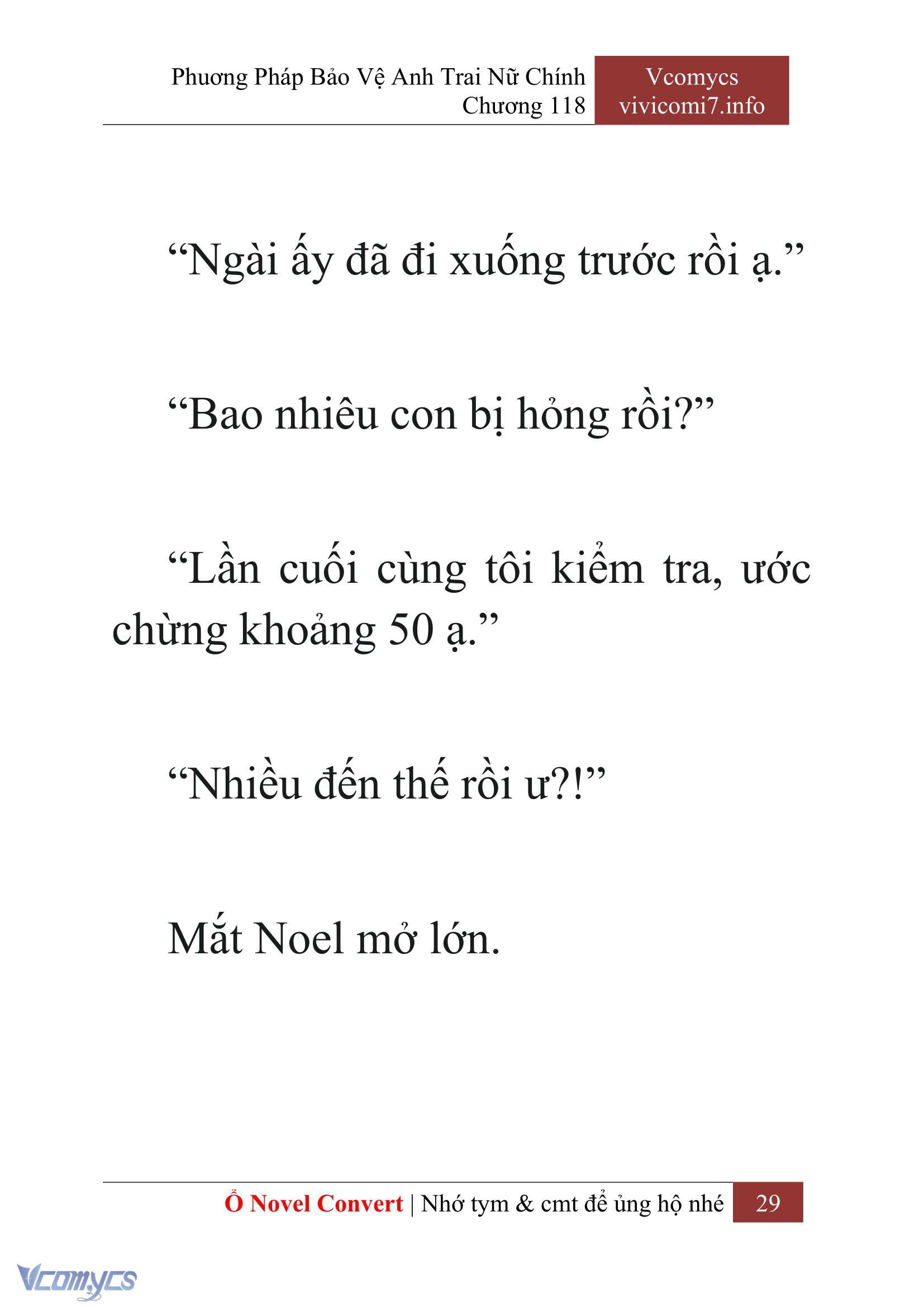 [Novel] Phương Pháp Bảo Vệ Anh Trai Nữ Chính Chap 118 - Trang 2