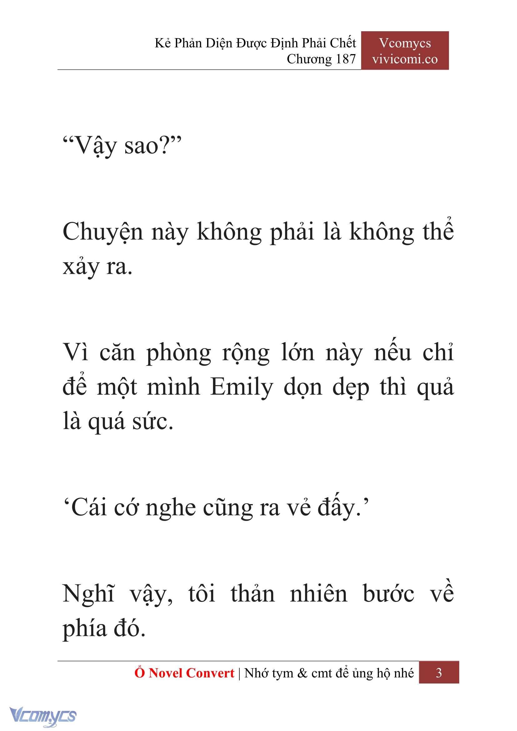 [Novel] Kẻ Phản Diện Được Định Phải Chết Chap 187 - Trang 2