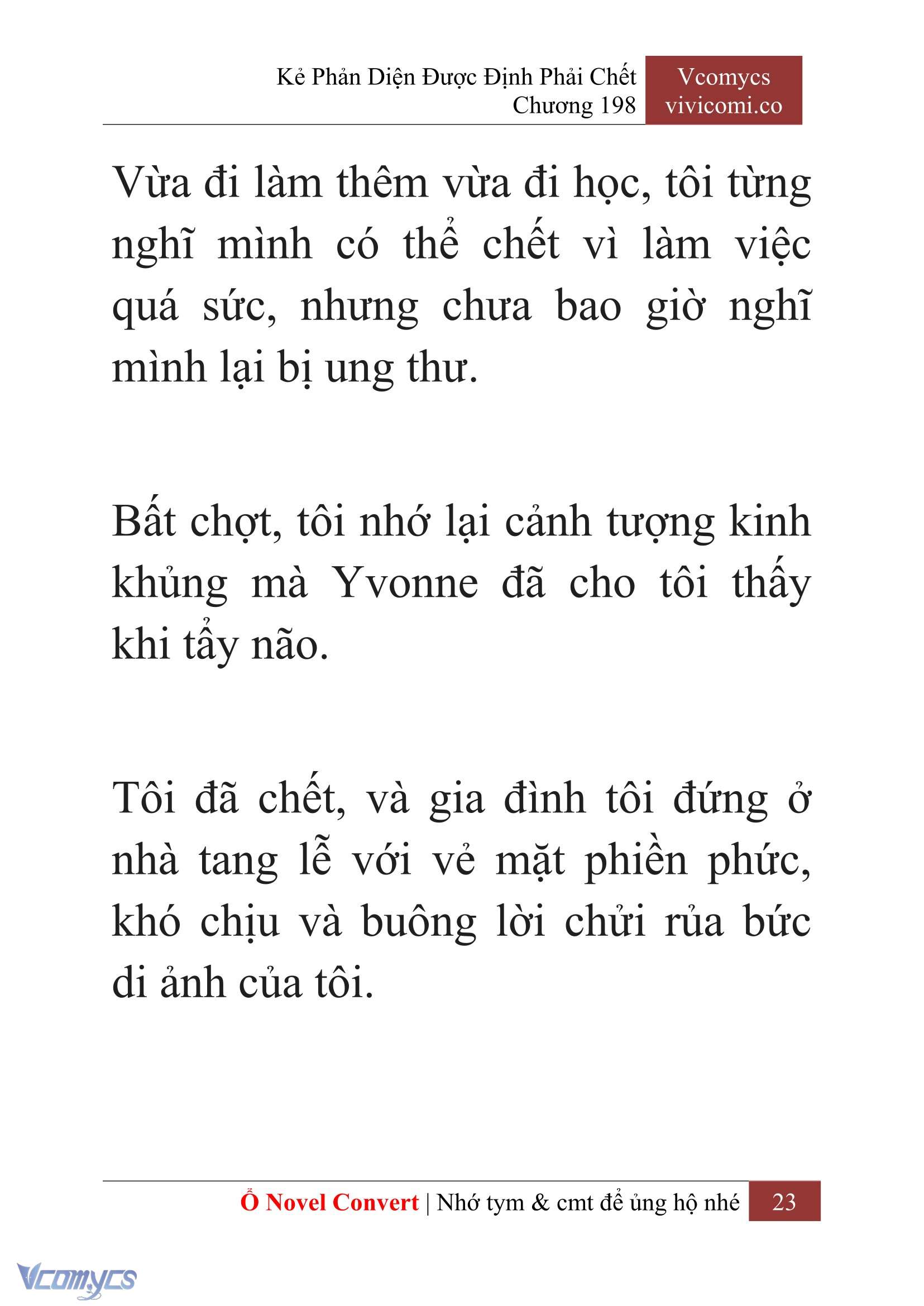 [Novel] Kẻ Phản Diện Được Định Phải Chết Chap 198 - Trang 2