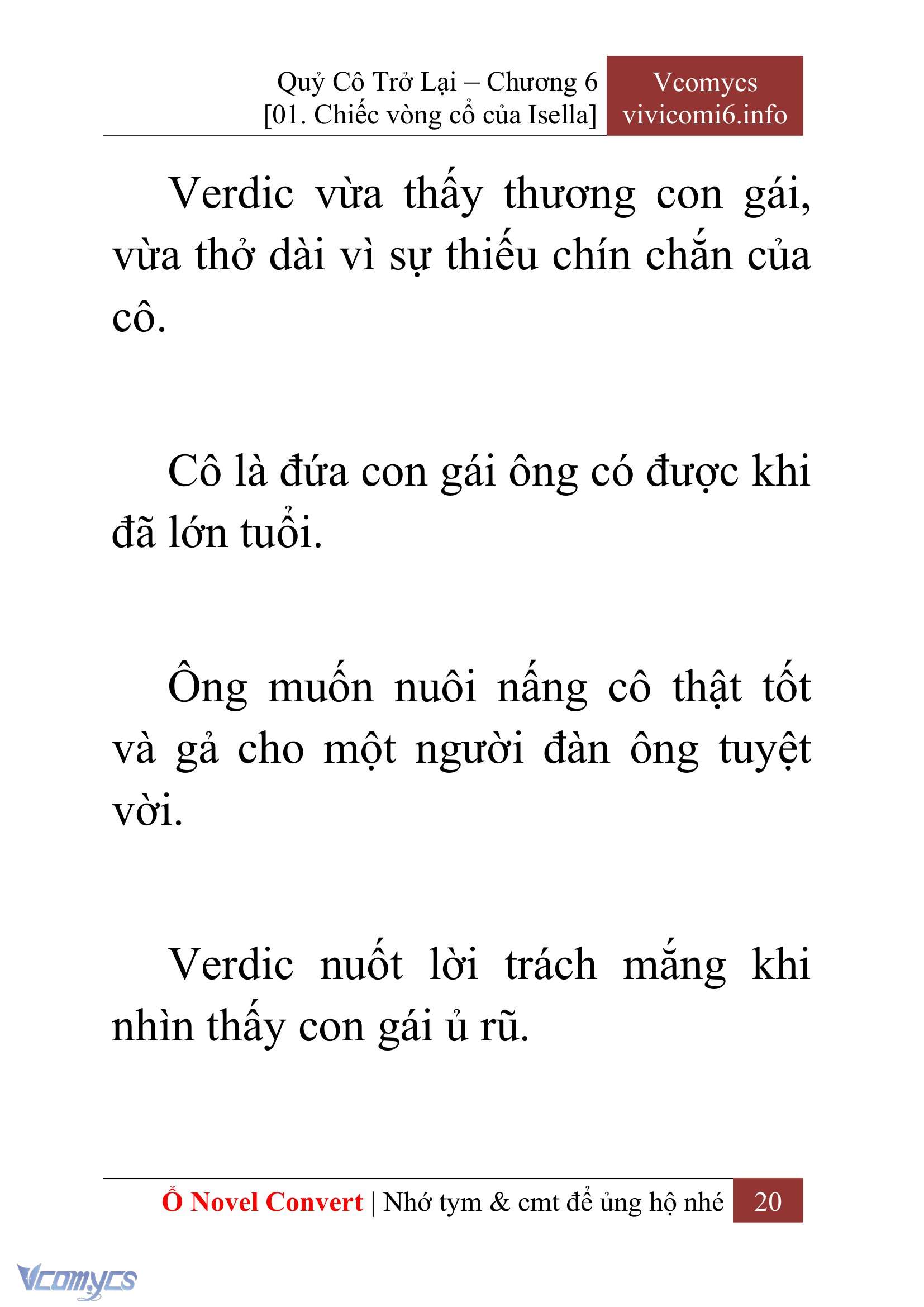 [Novel] Quý Cô Trở Lại Chap 6 - Trang 2