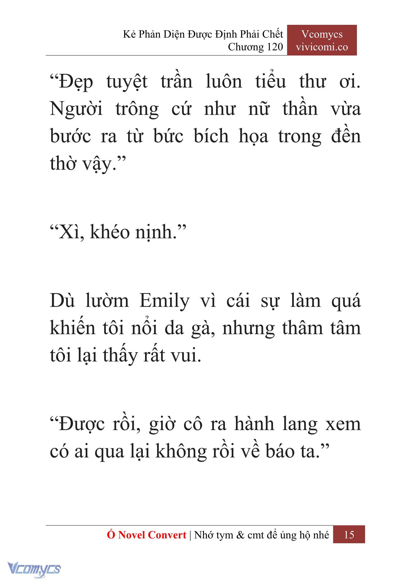 [Novel] Kẻ Phản Diện Được Định Phải Chết Chap 120 - Trang 2