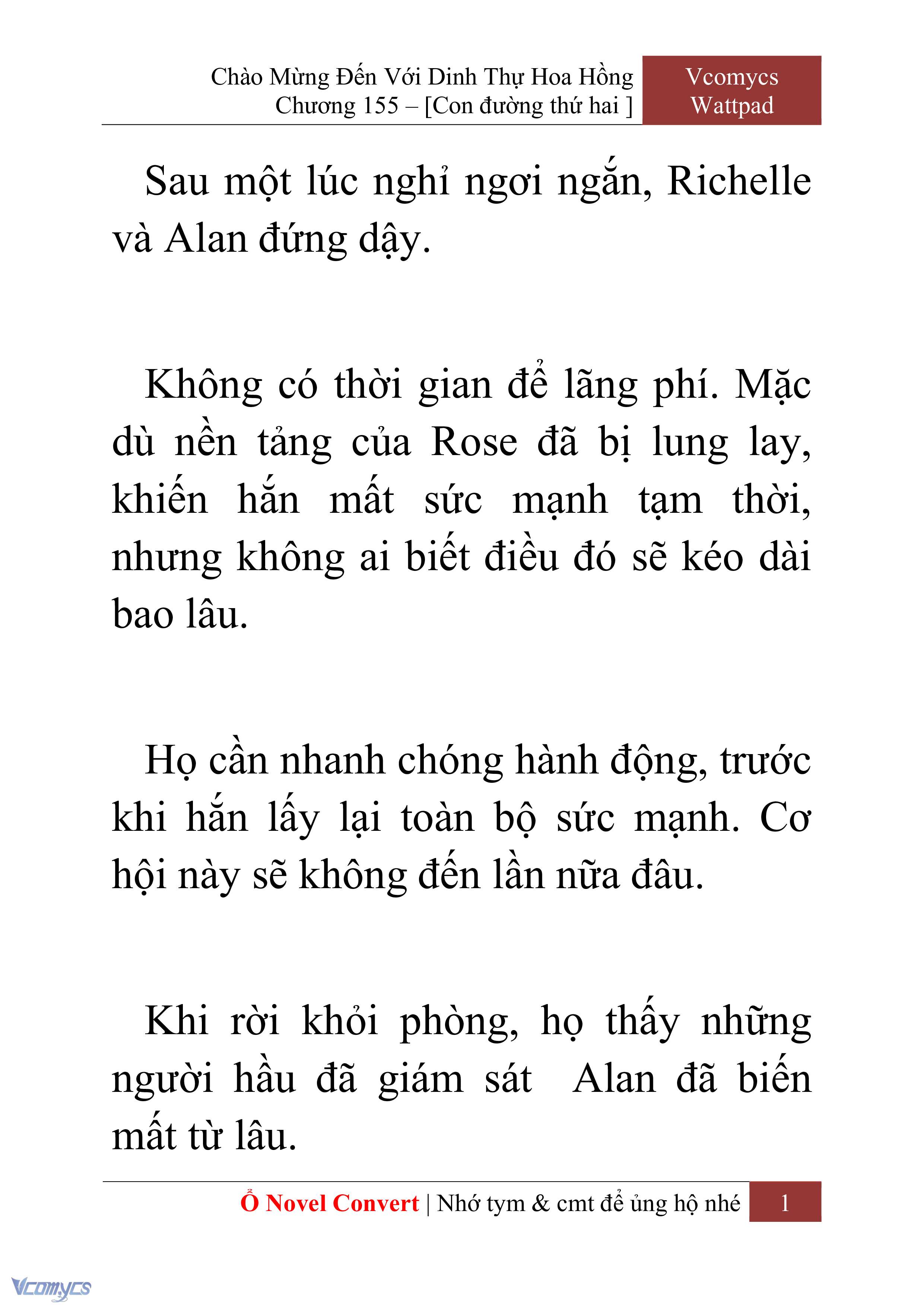 [Novel] Chào Mừng Đến Với Dinh Thự Hoa Hồng Chap 155 - Trang 2