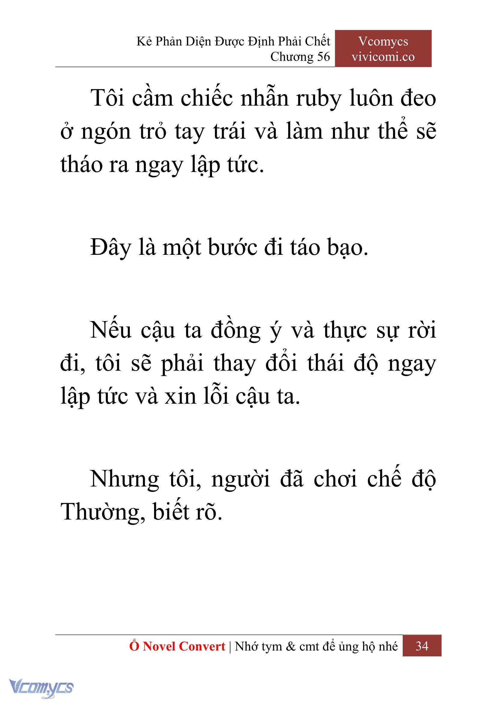 [Novel] Kẻ Phản Diện Được Định Phải Chết Chap 56 - Next Chap 57