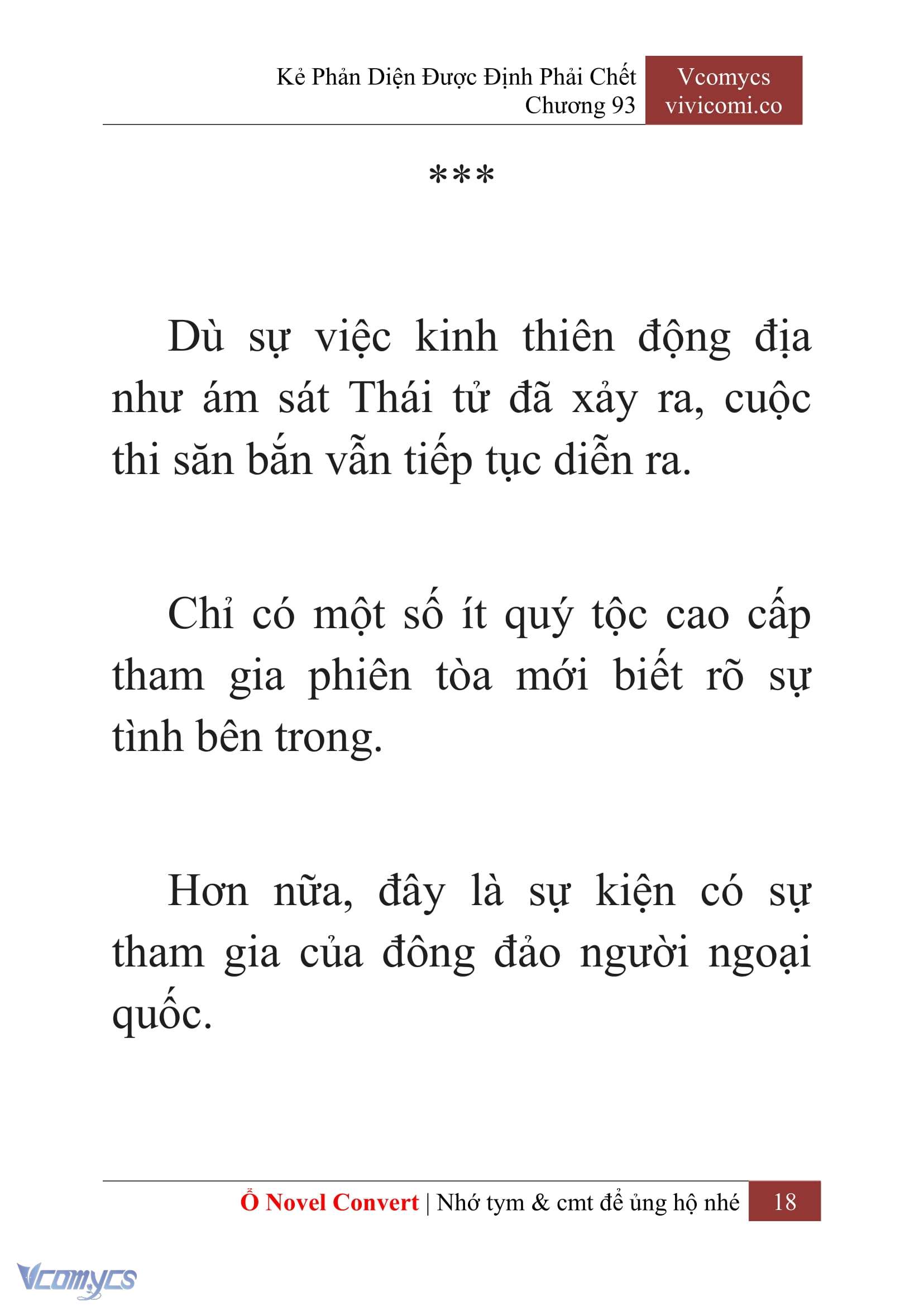 [Novel] Kẻ Phản Diện Được Định Phải Chết Chap 93 - Next Chap 94