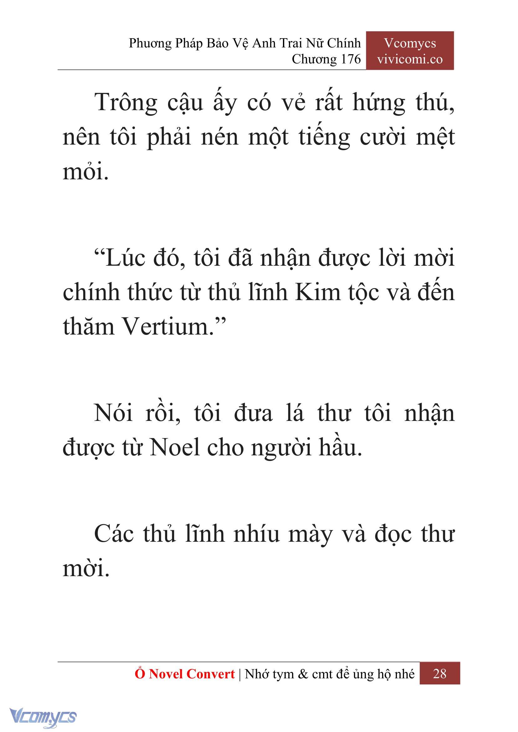 [Novel] Phương Pháp Bảo Vệ Anh Trai Nữ Chính Chap 176 - Trang 2