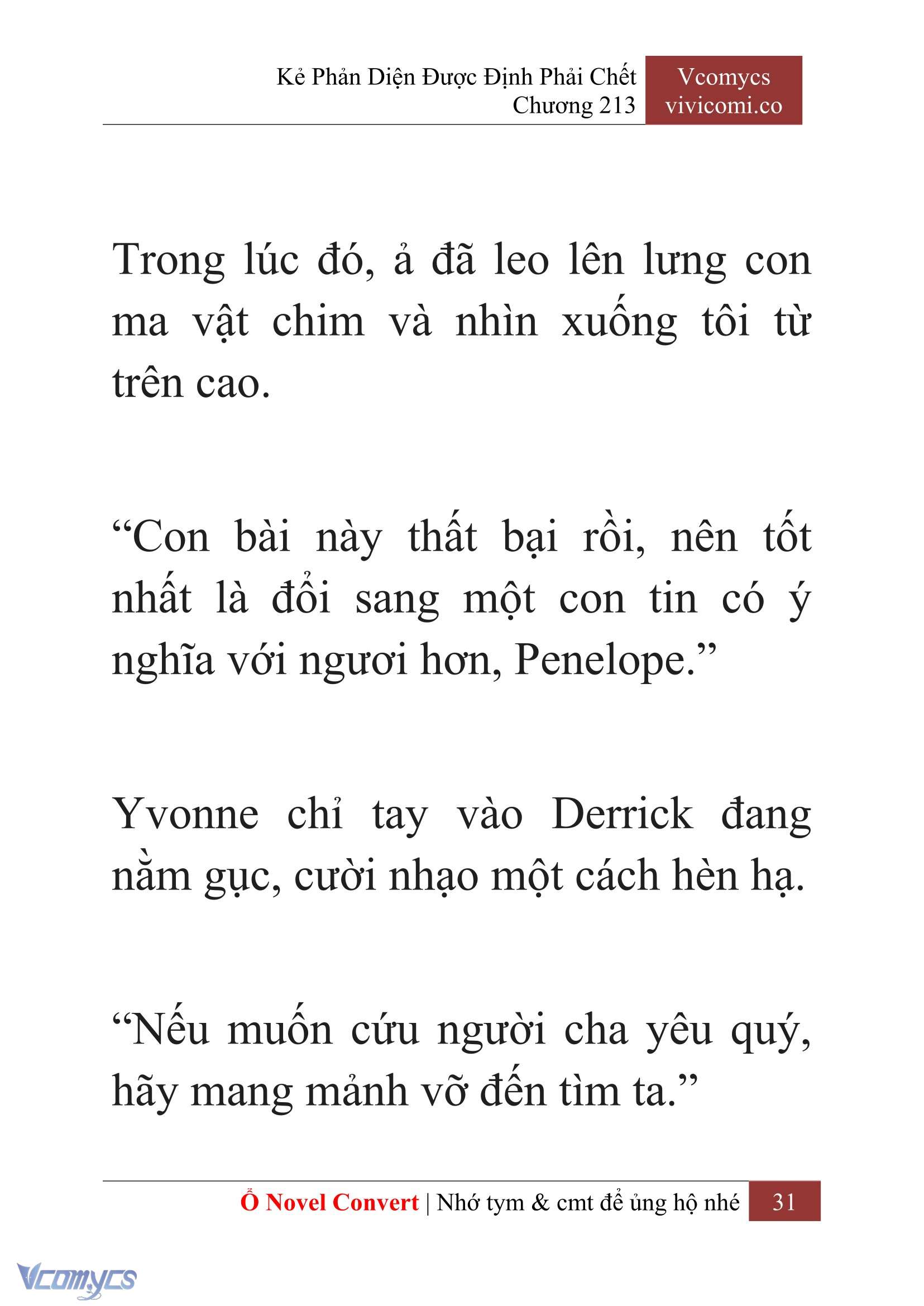 [Novel] Kẻ Phản Diện Được Định Phải Chết Chap 213 - Next Chap 214