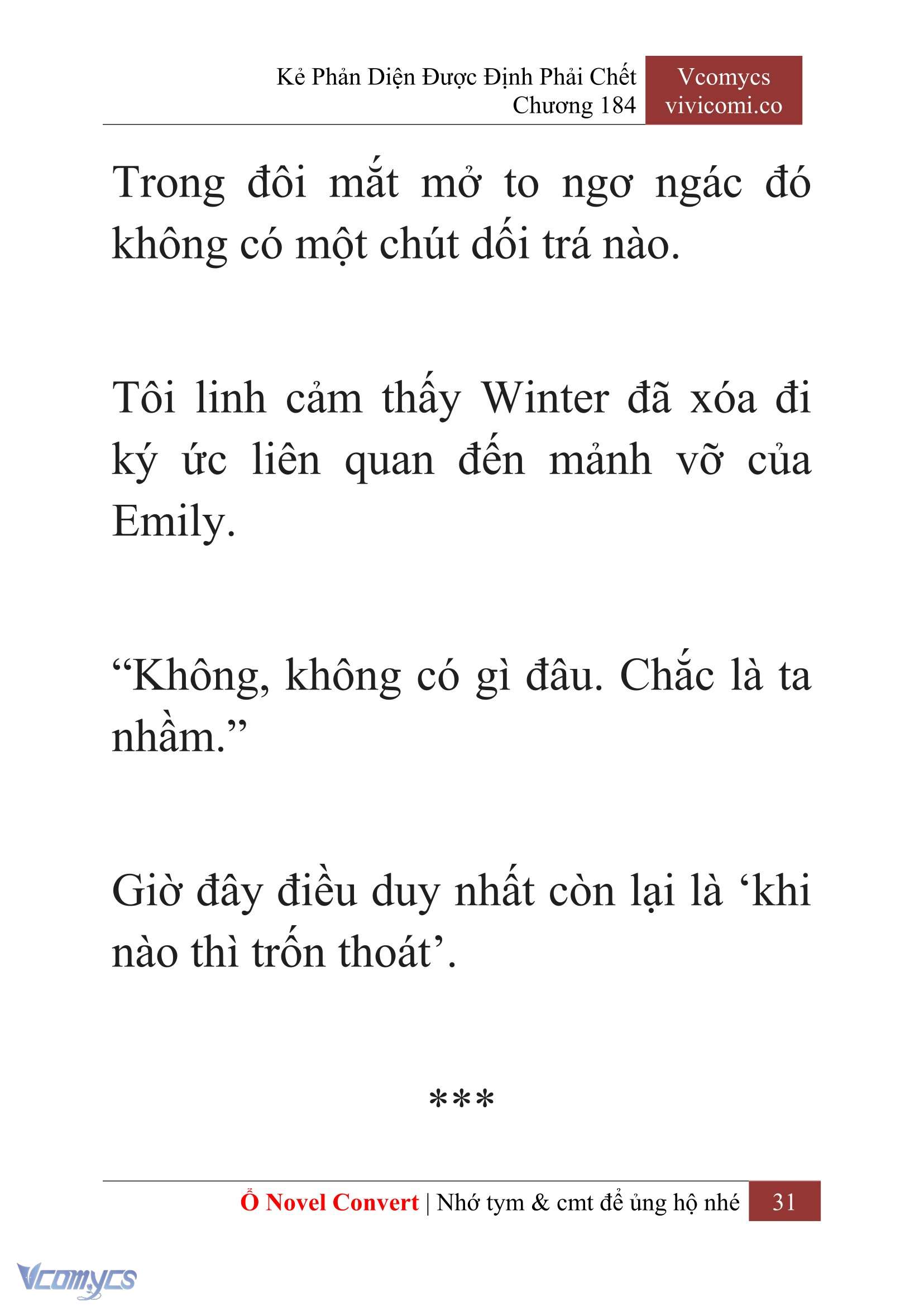 [Novel] Kẻ Phản Diện Được Định Phải Chết Chap 184 - Trang 2