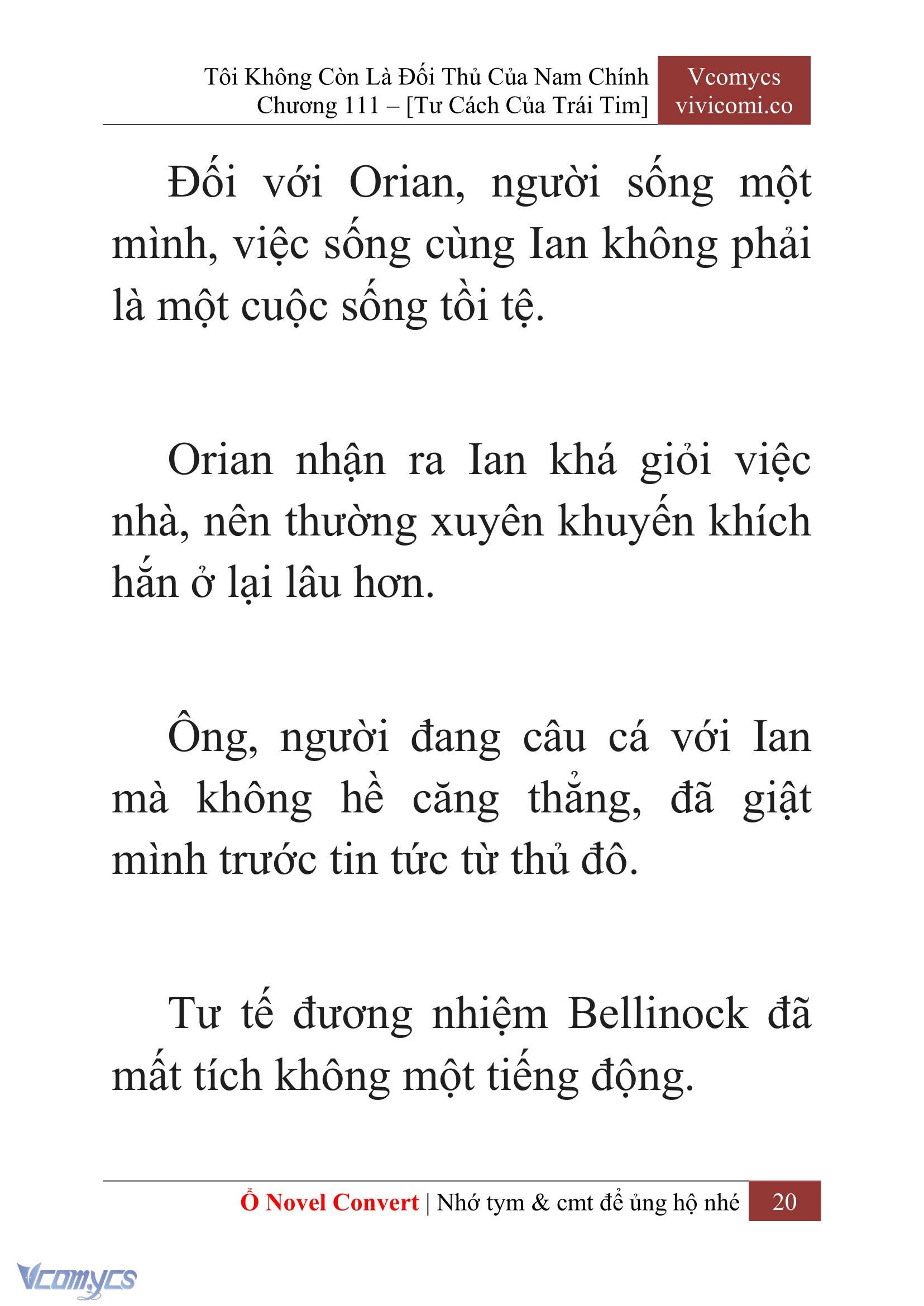 [Novel] Tôi Không Còn Là Đối Thủ Của Nam Chính Chap 111 - Trang 2