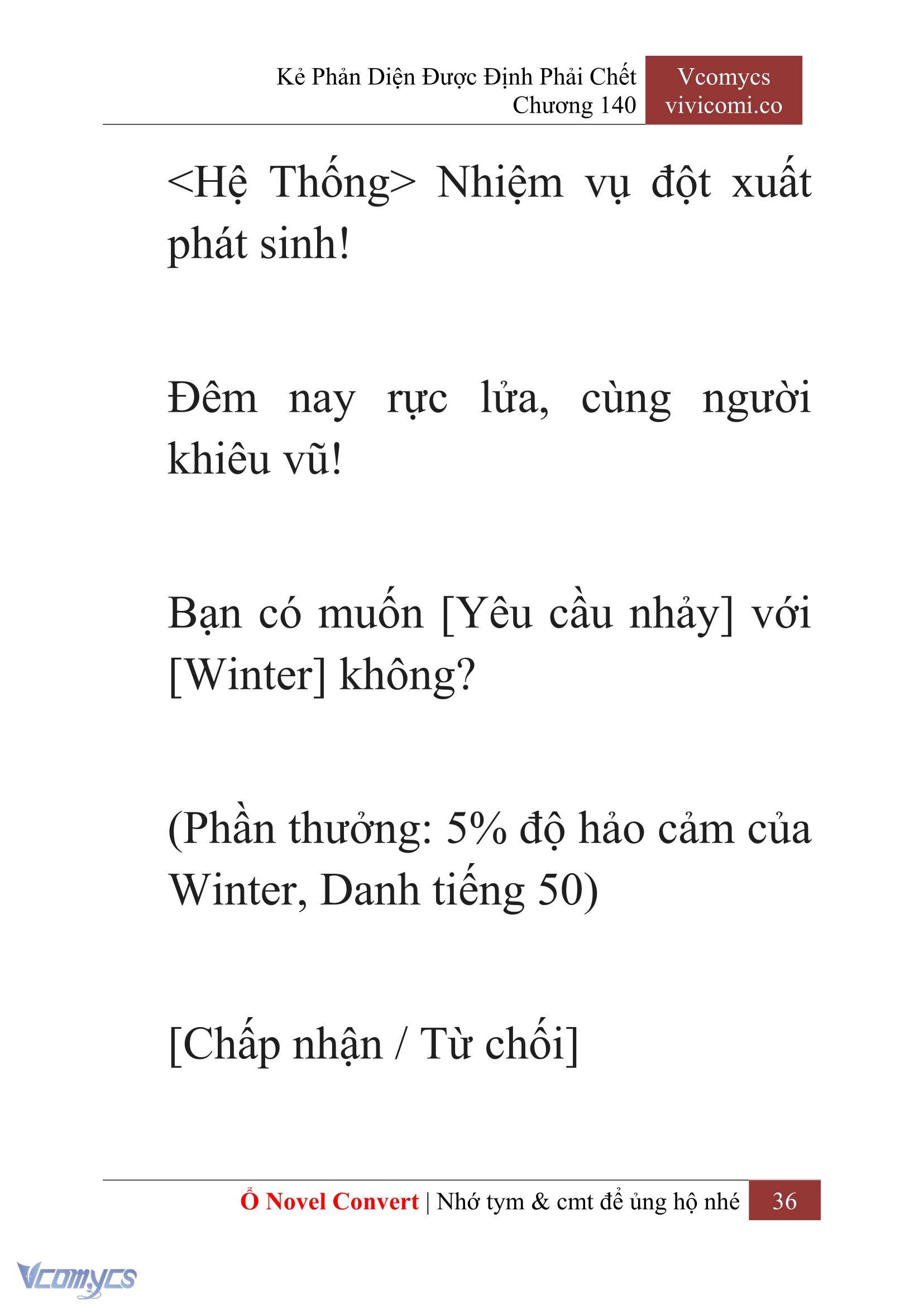 [Novel] Kẻ Phản Diện Được Định Phải Chết Chap 140 - Trang 2