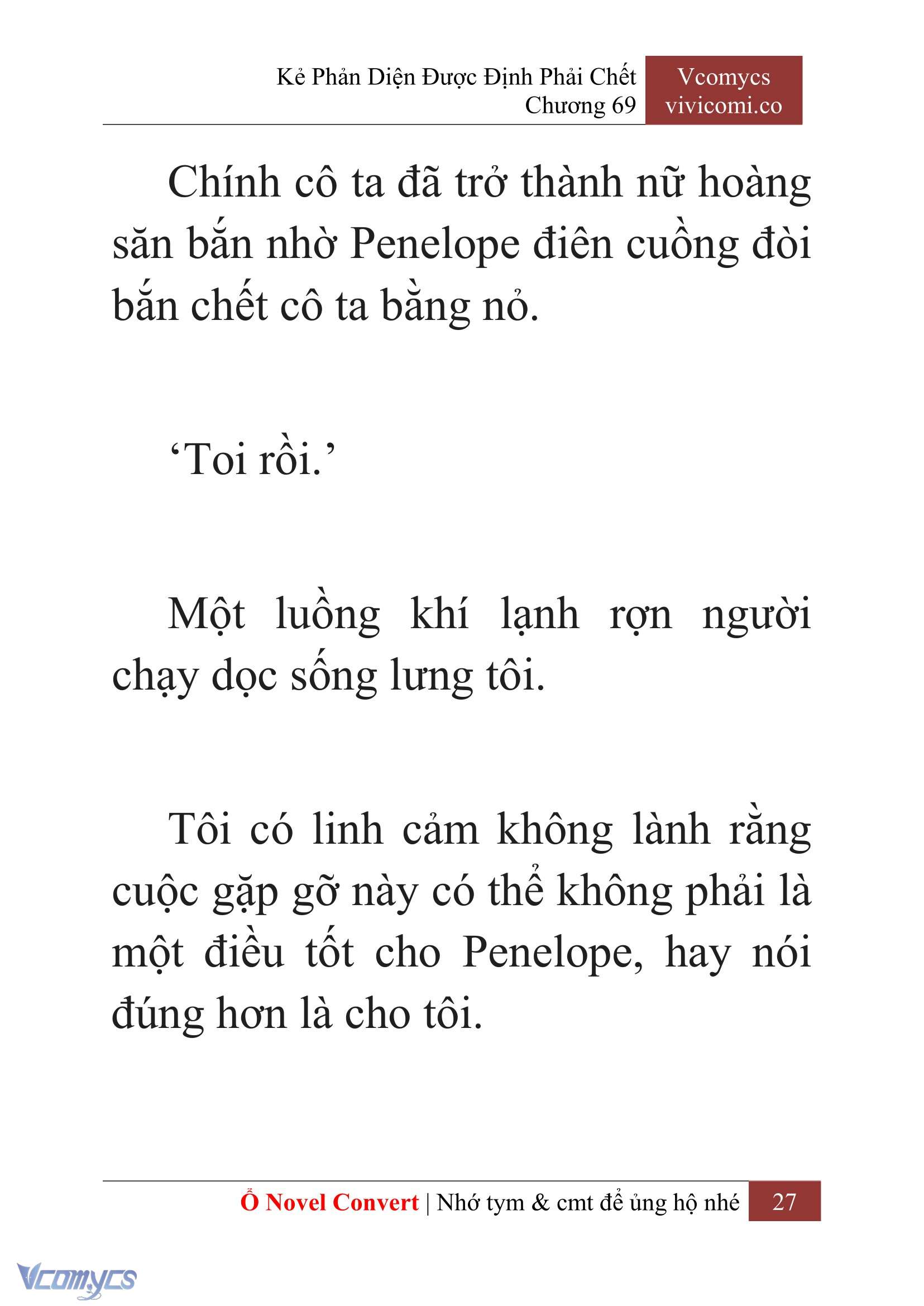 [Novel] Kẻ Phản Diện Được Định Phải Chết Chap 69 - Trang 2