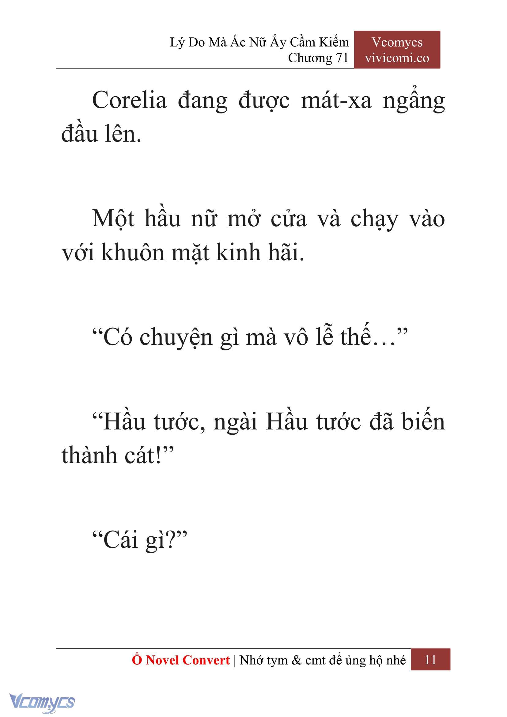 [Novel] Lý Do Mà Ác Nữ Ấy Cầm Kiếm Chap 71 - Trang 2