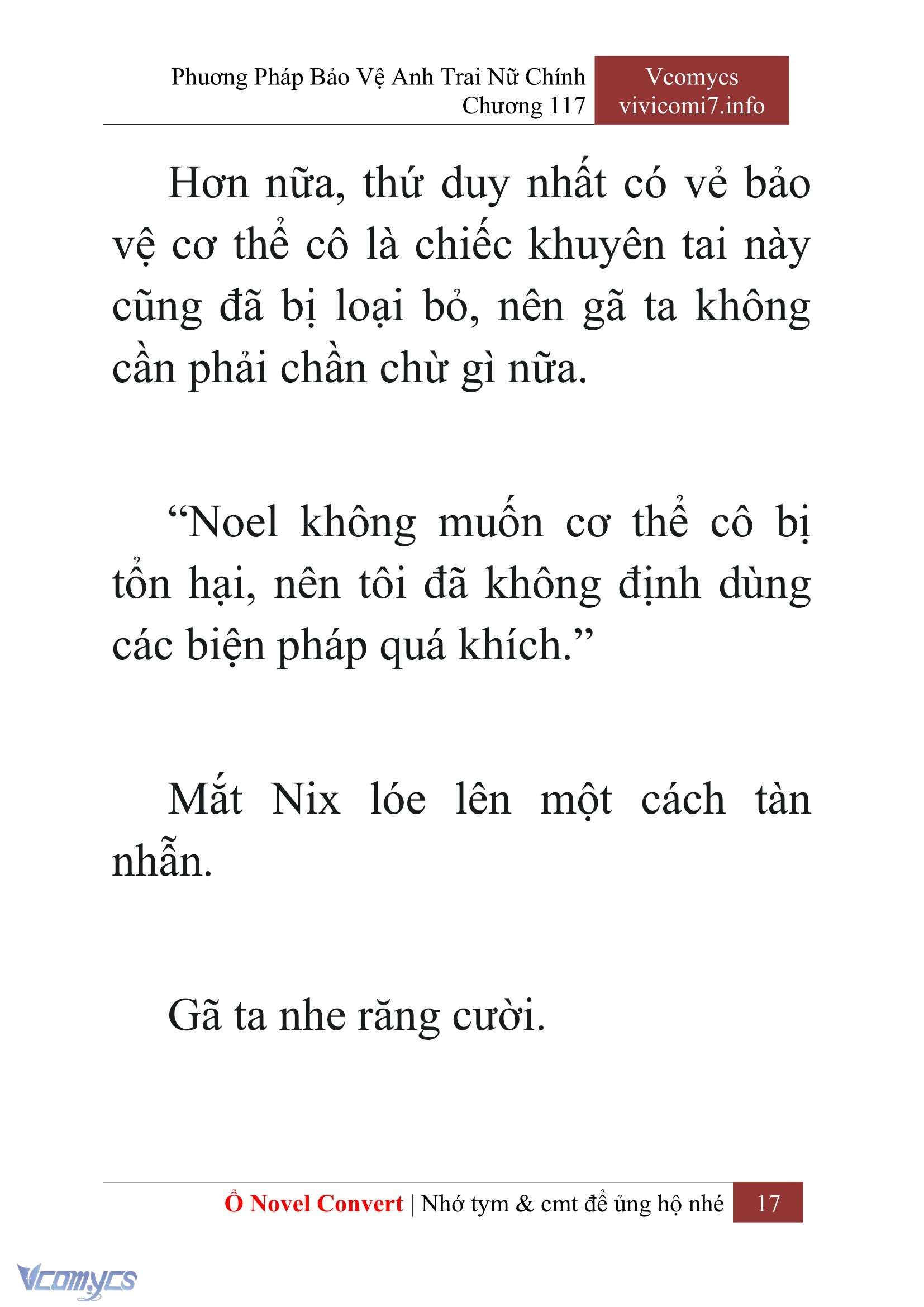 [Novel] Phương Pháp Bảo Vệ Anh Trai Nữ Chính Chap 117 - Trang 2