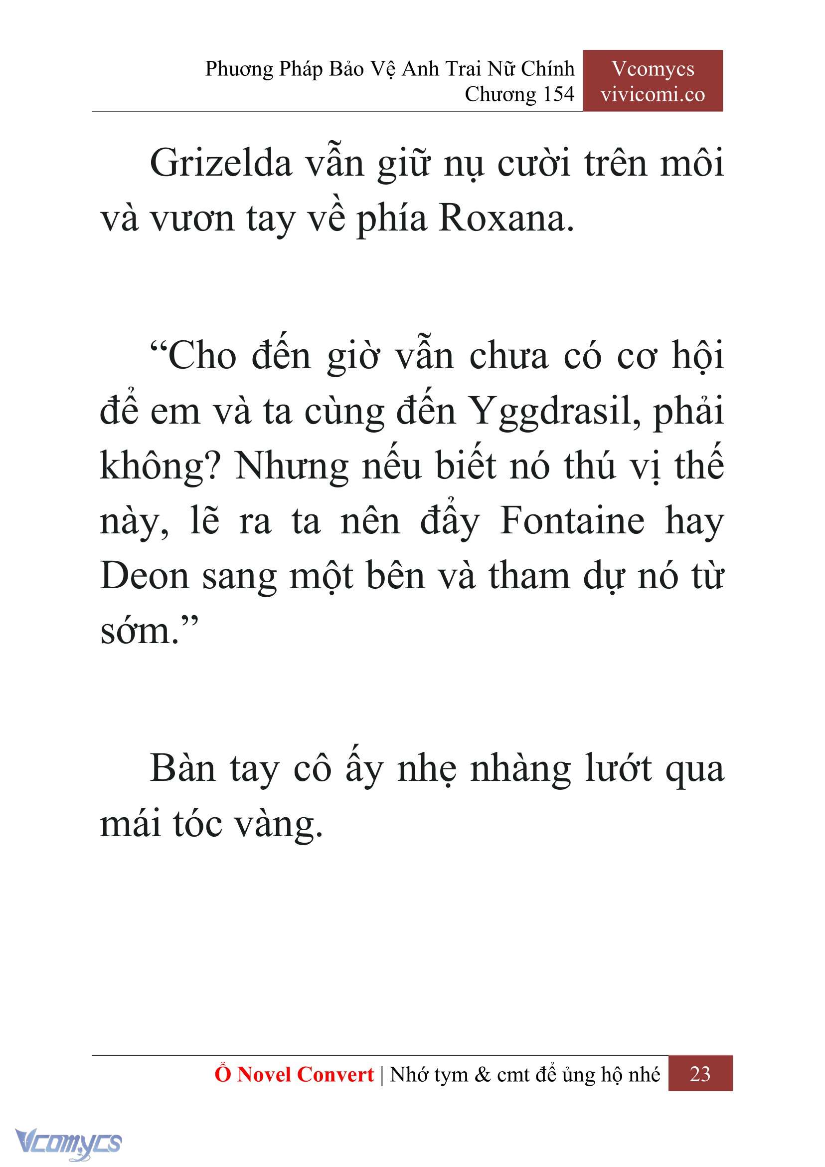 [Novel] Phương Pháp Bảo Vệ Anh Trai Nữ Chính Chap 154 - Trang 2