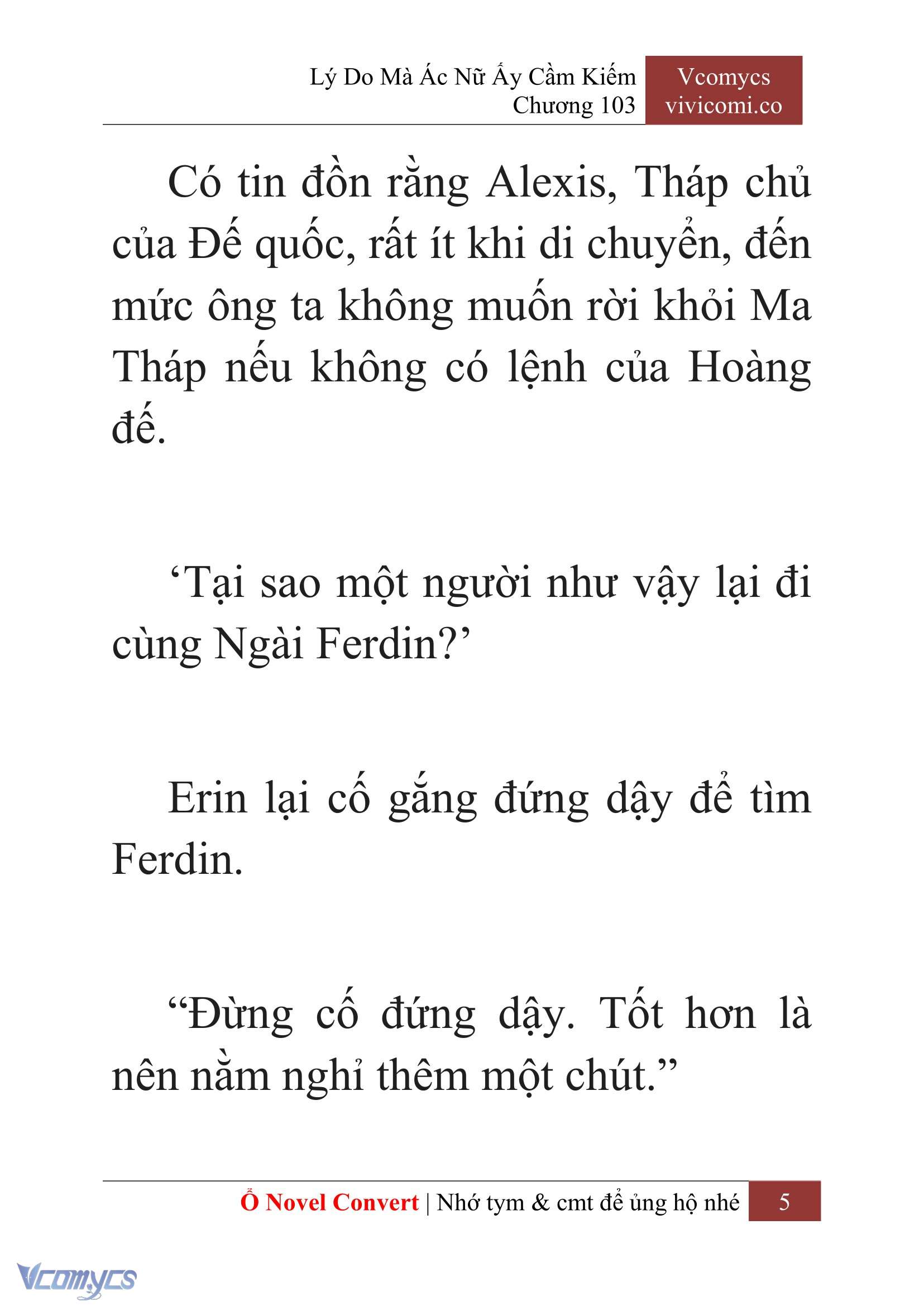 [Novel] Lý Do Mà Ác Nữ Ấy Cầm Kiếm Chap 103 - Next Chap 104