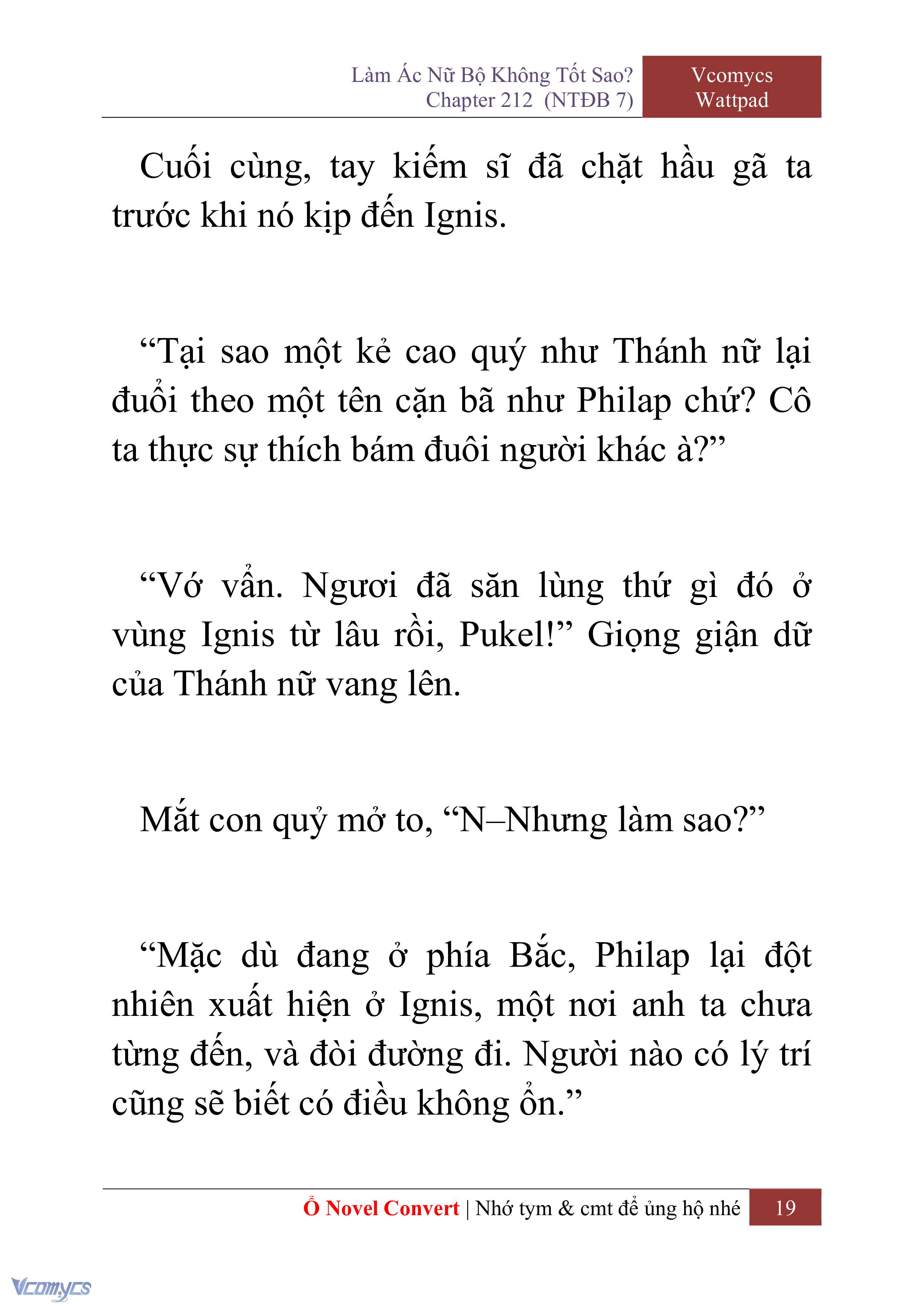 [Novel] Làm Ác Nữ Bộ Không Tốt Sao? Chap 212 - Trang 2