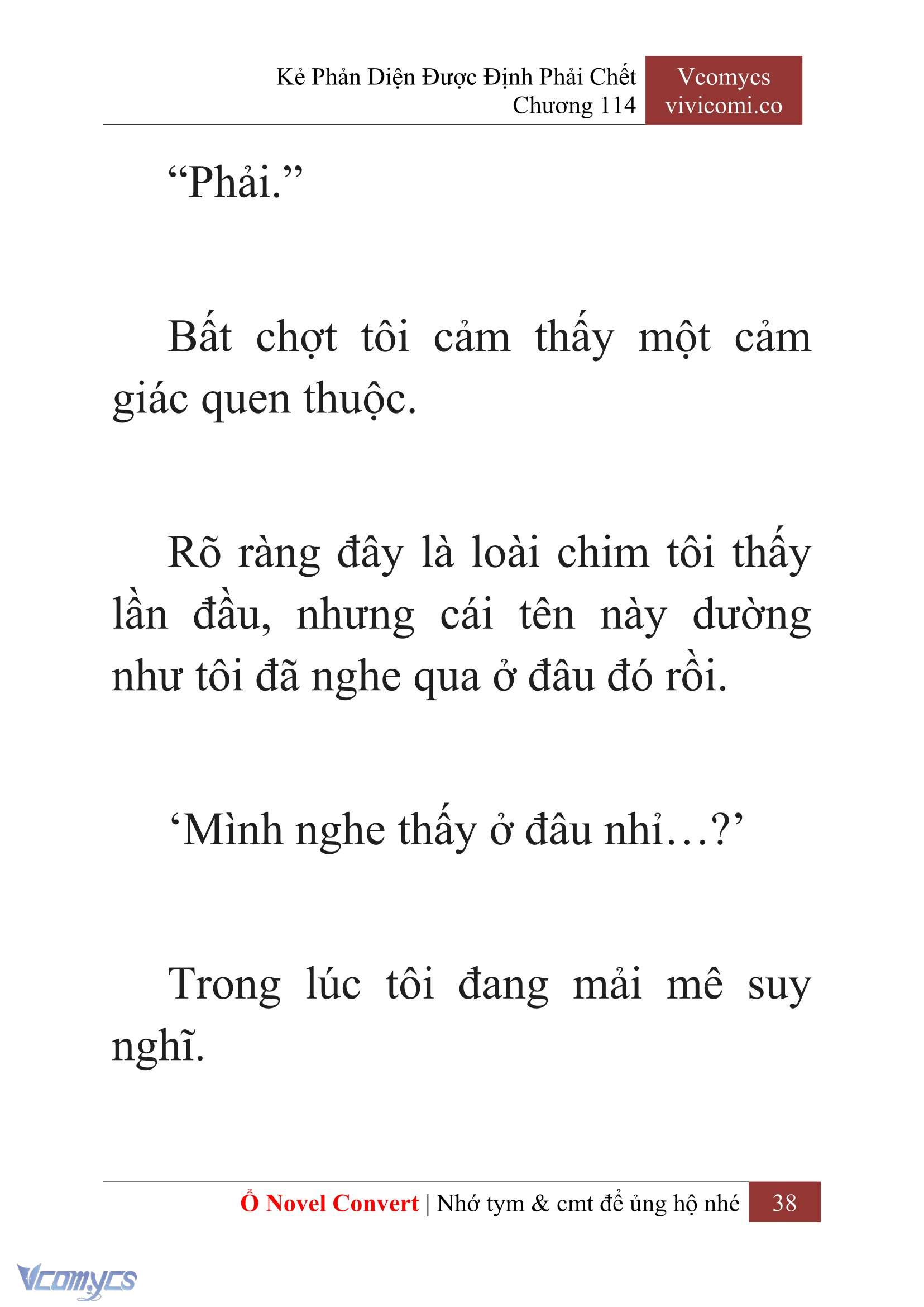 [Novel] Kẻ Phản Diện Được Định Phải Chết Chap 114 - Trang 2