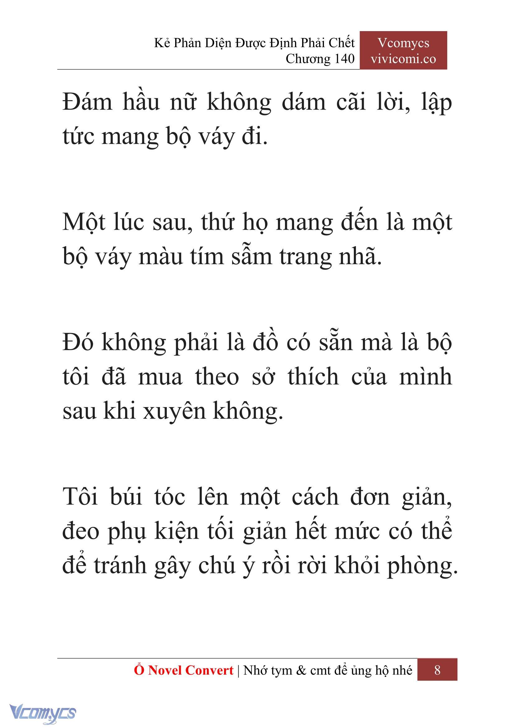 [Novel] Kẻ Phản Diện Được Định Phải Chết Chap 140 - Trang 2